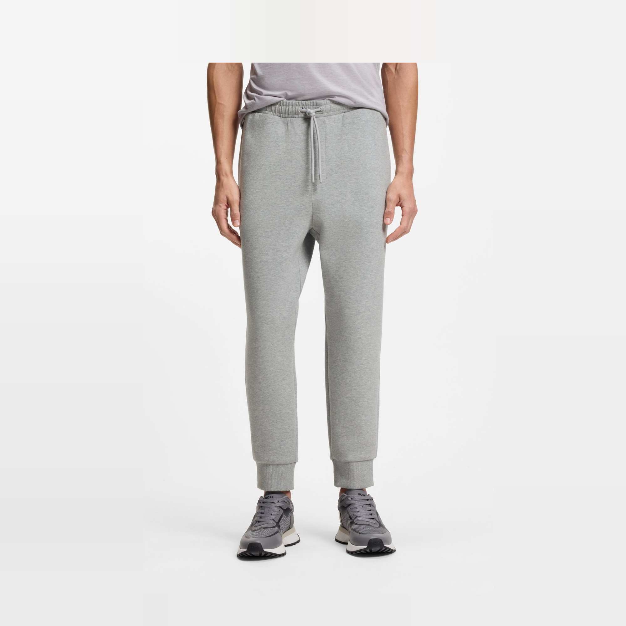 Stretch-Cotton Tracksuit Bottoms