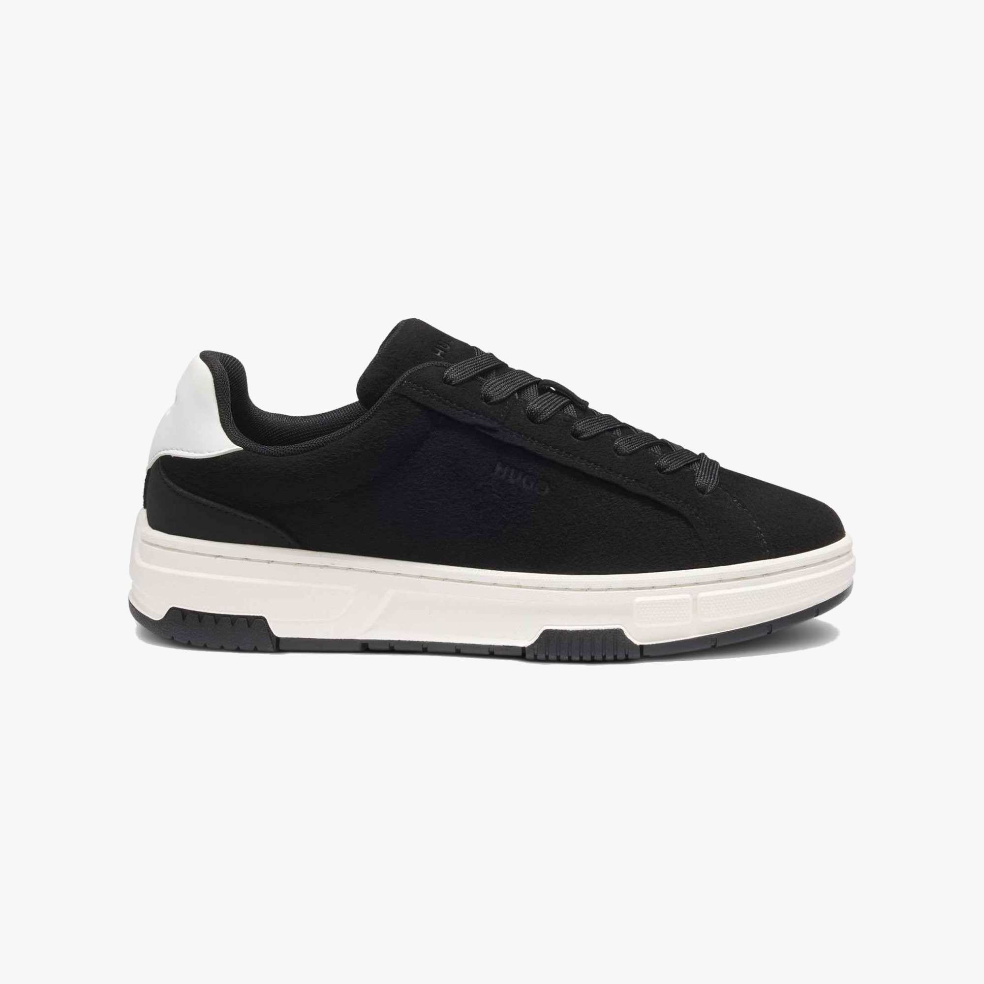 Faux-Suede Low-Top Trainers