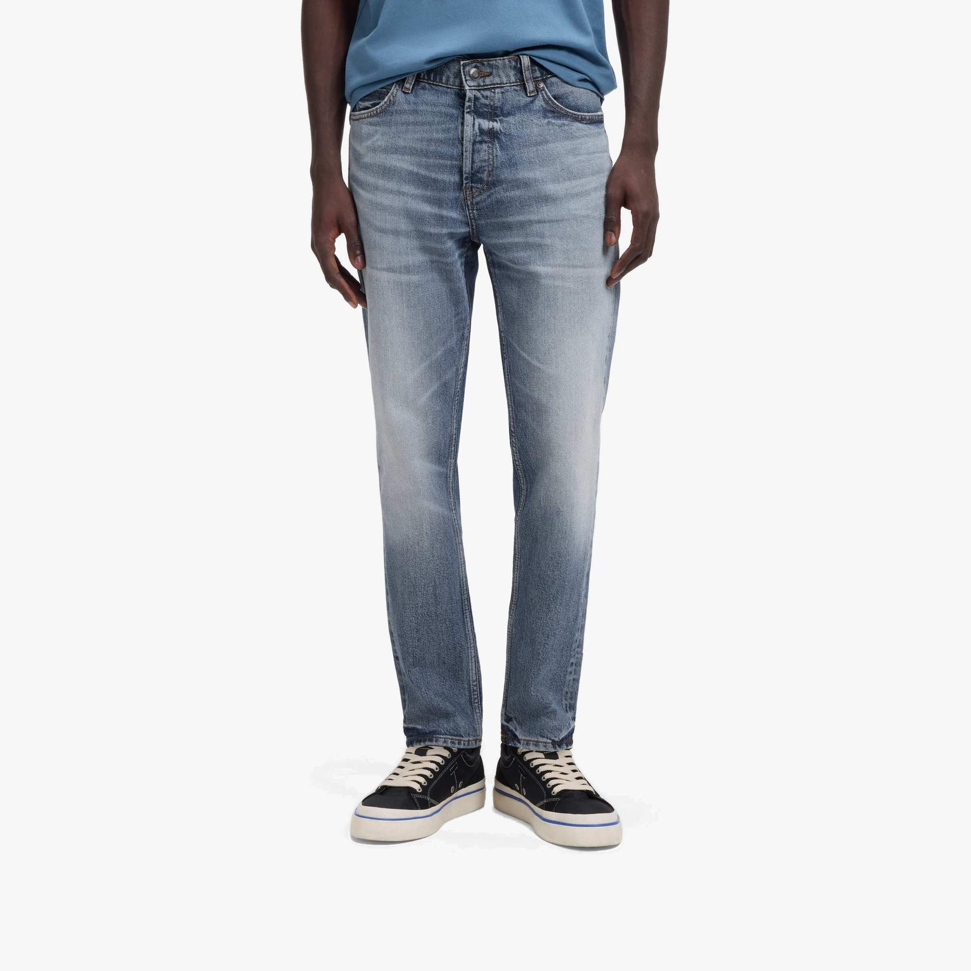 Tapered-Fit Denim Jeans