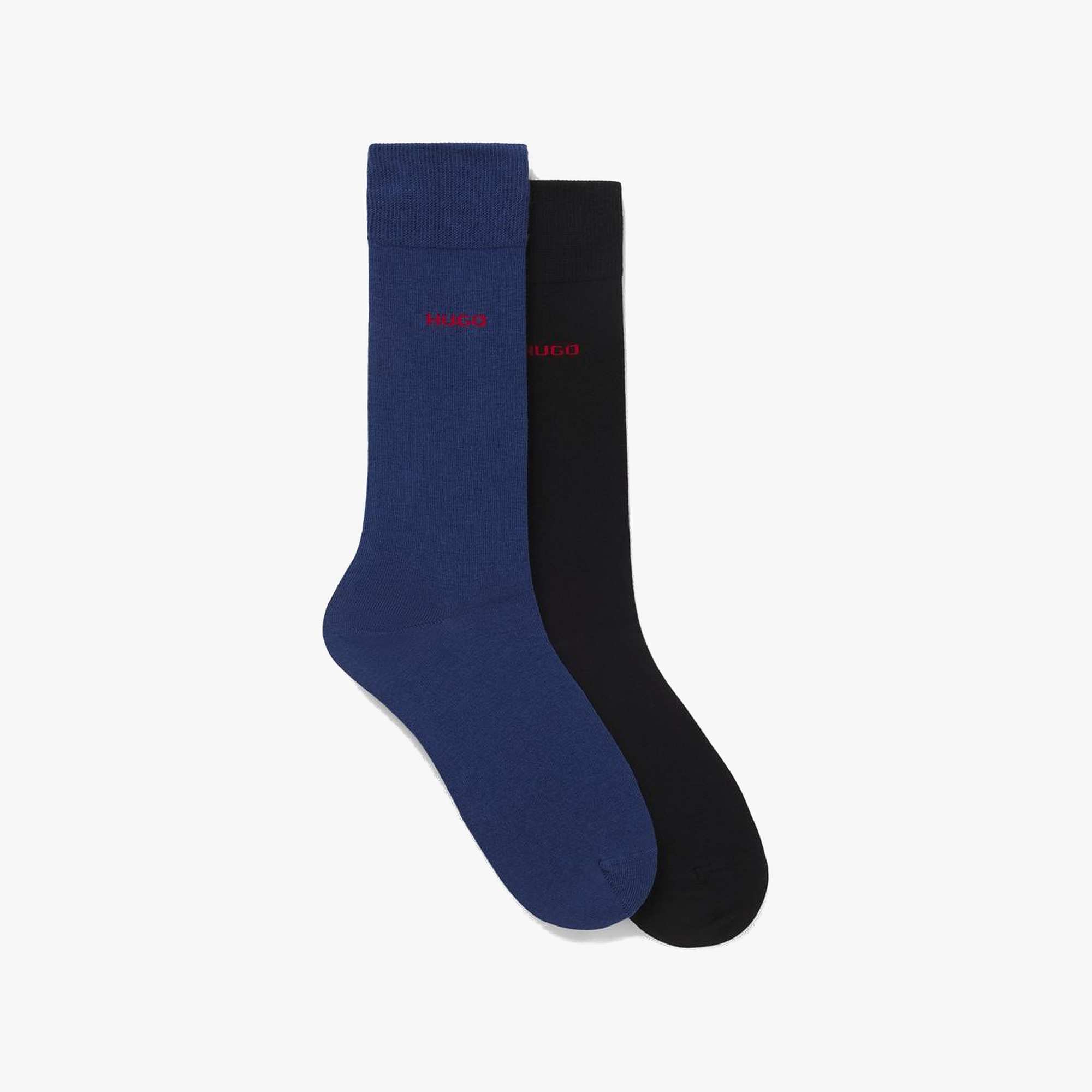 Two-Pack Regular-Length Logo Socks