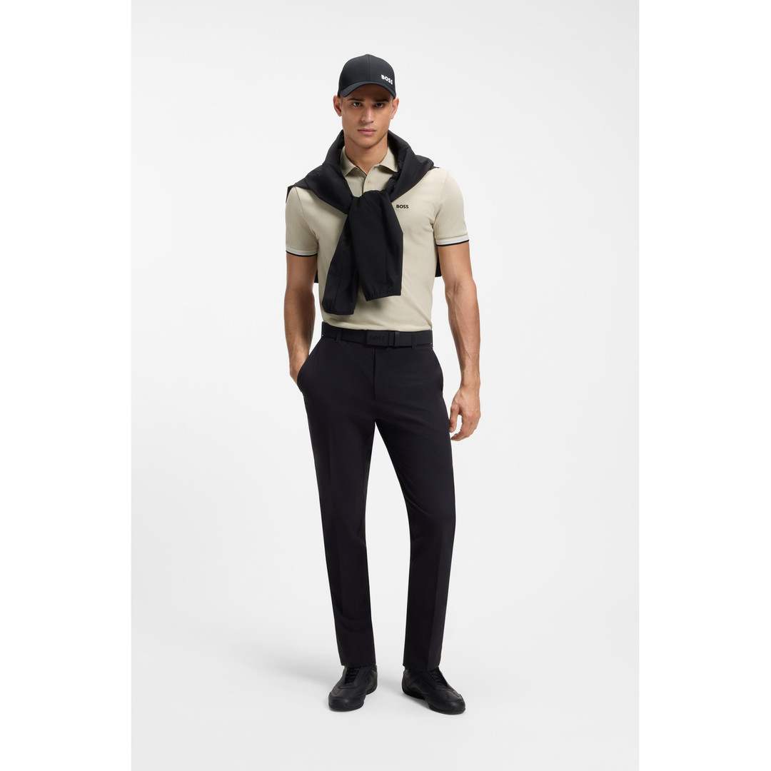 Paddy Cotton-Piqué Polo Shirt with Logo Details