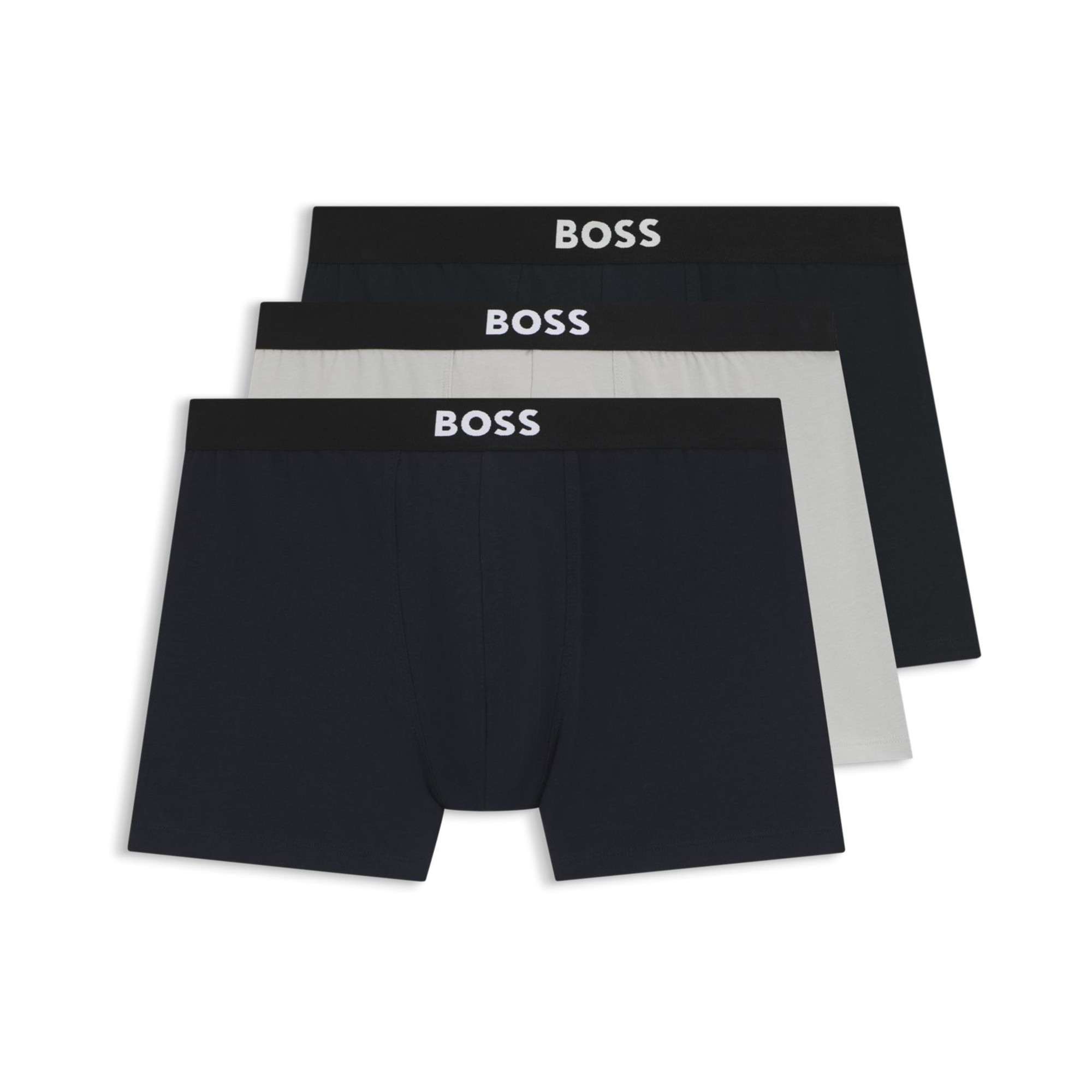 Three-Pack Stretch-Cotton Boxer Briefs
