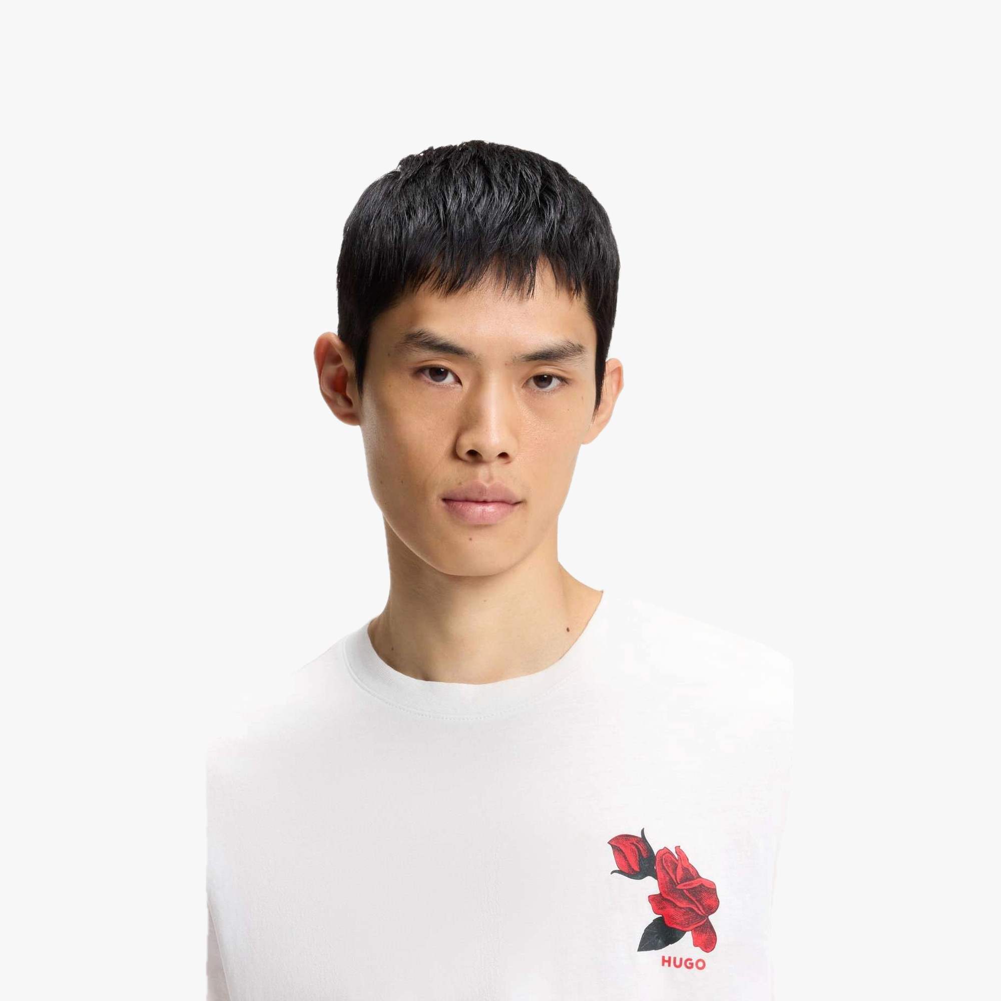 Cotton-Jersey T-Shirt with Biker Graphic