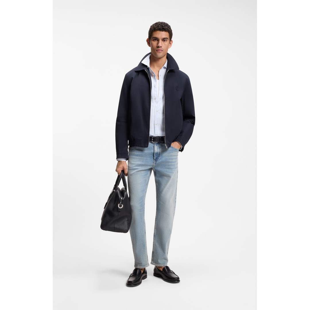 Water-Repellent Jacket with Double B Monogram Badge