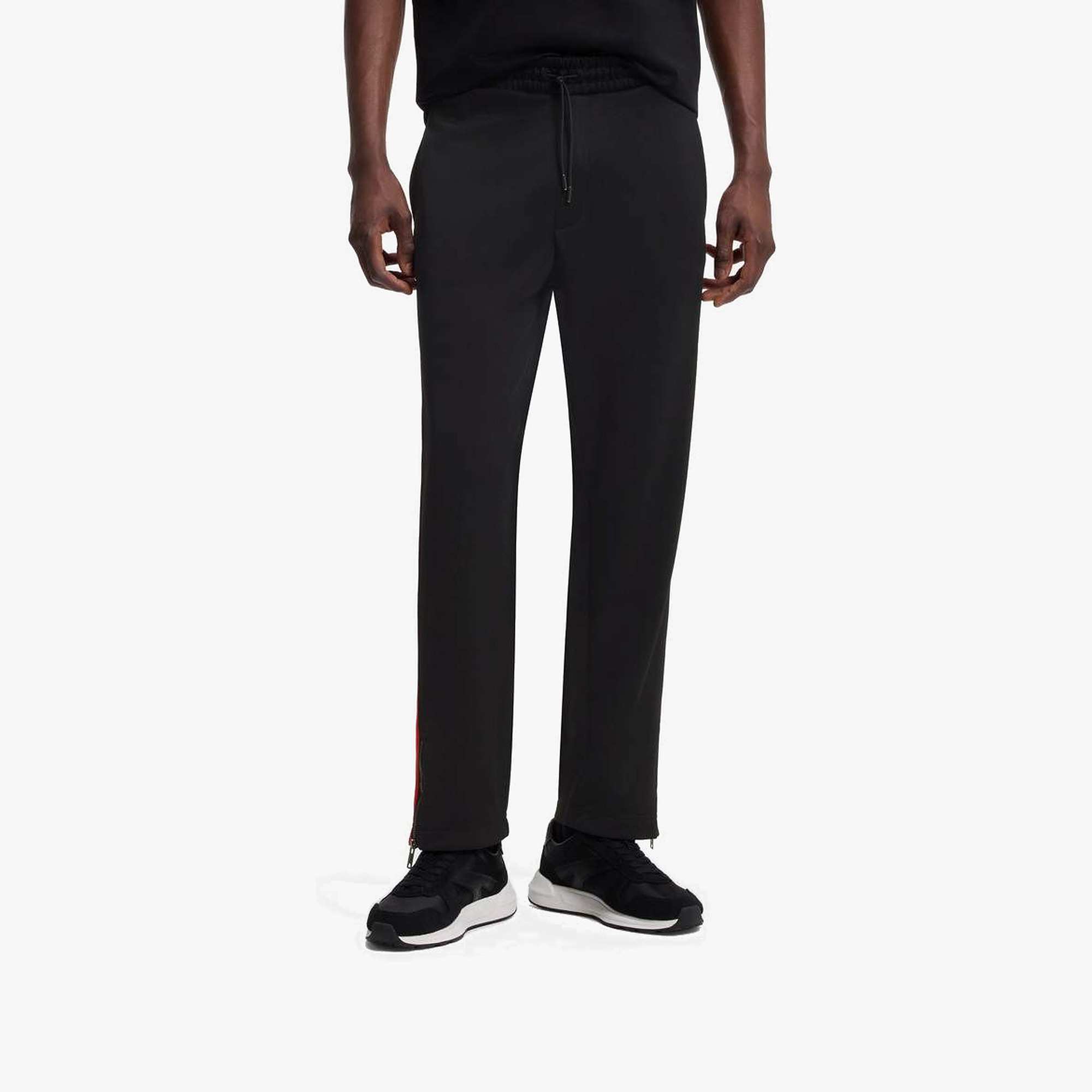 Relaxed-Fit Tracksuit Bottoms with Logo Tape