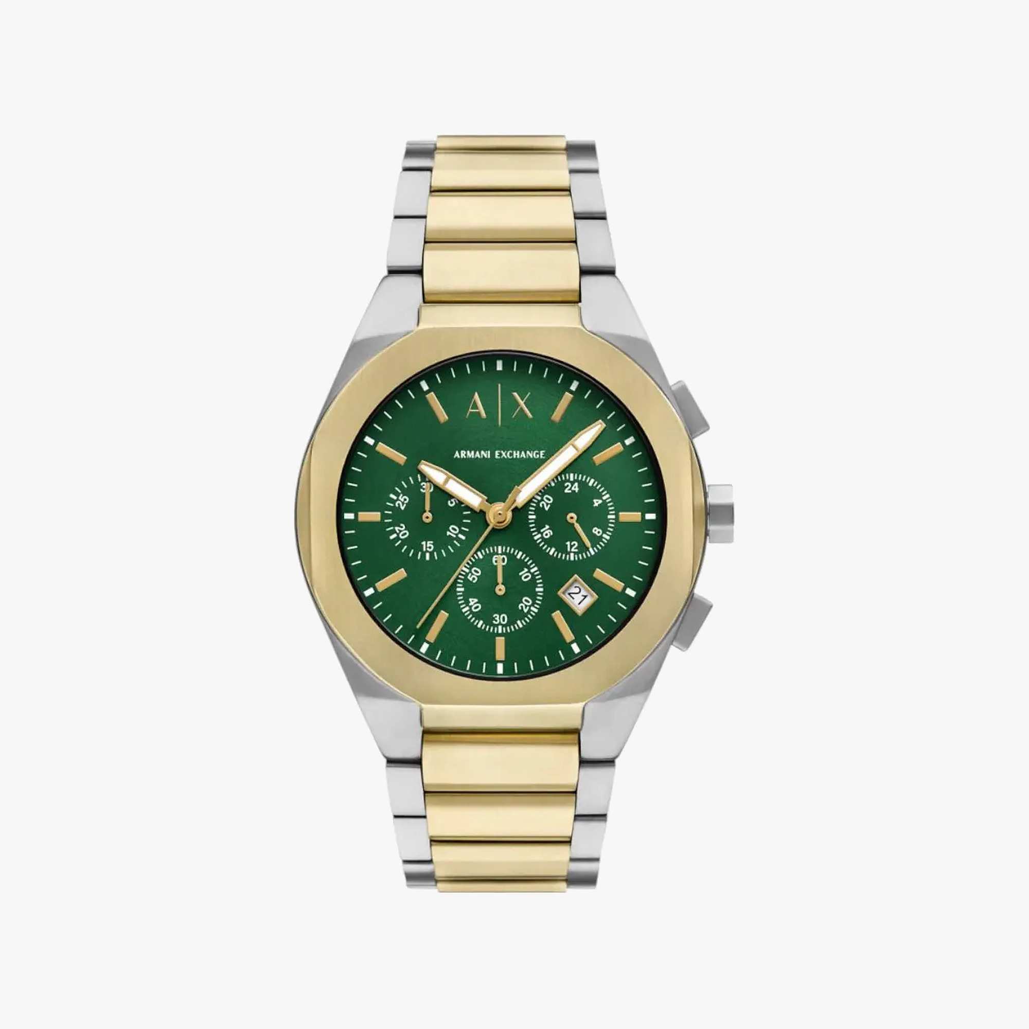 2-Tone Stainless Steel Round Watch