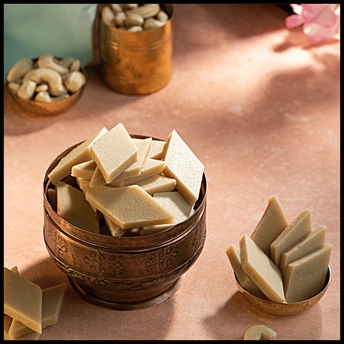 Kaju Burfi by Shyam Sweets from Delhi – traditional Indian mithai available on DeliciousKart
