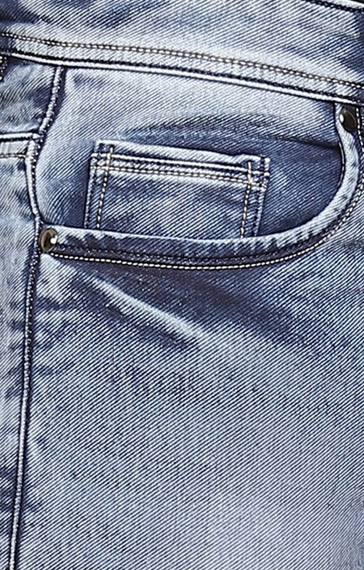 TAHVO | TAHVO Men Blue Denim Jeans 4