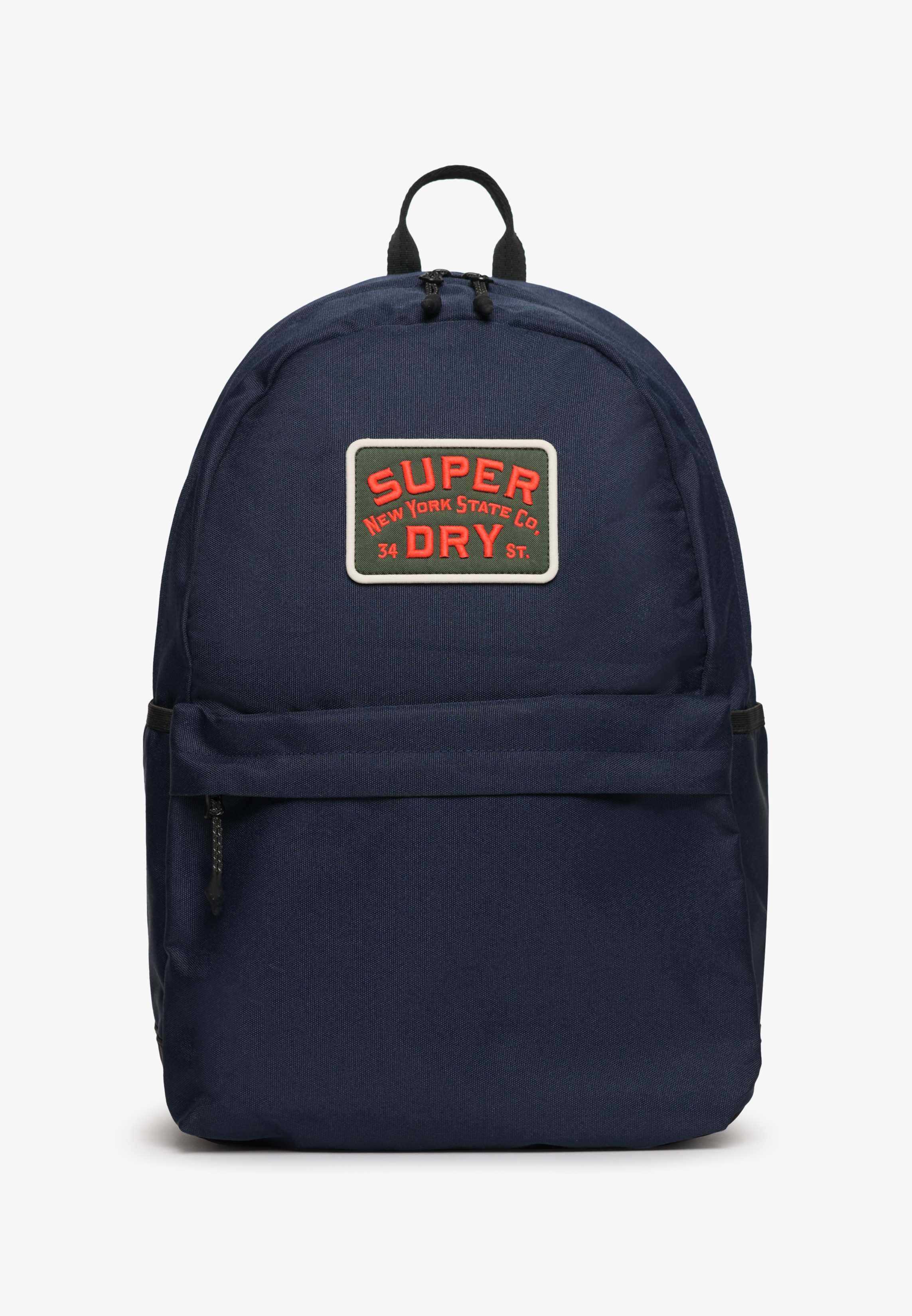 Superdry Classic Patch Montana Rucksack - Schwarz Daypack Für Alltag