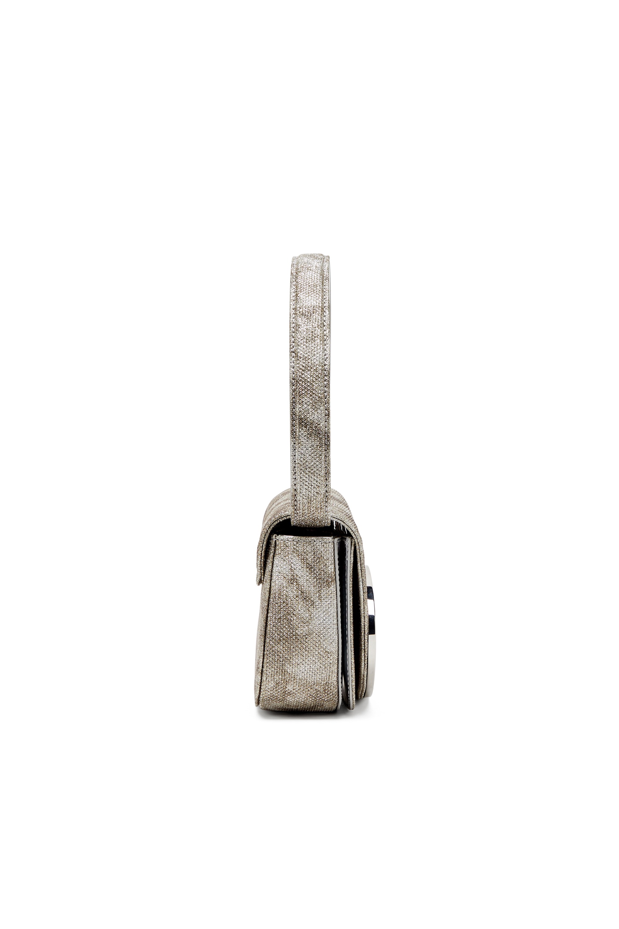 Green 1DR-Iconic shoulder bag in shimmer fabric