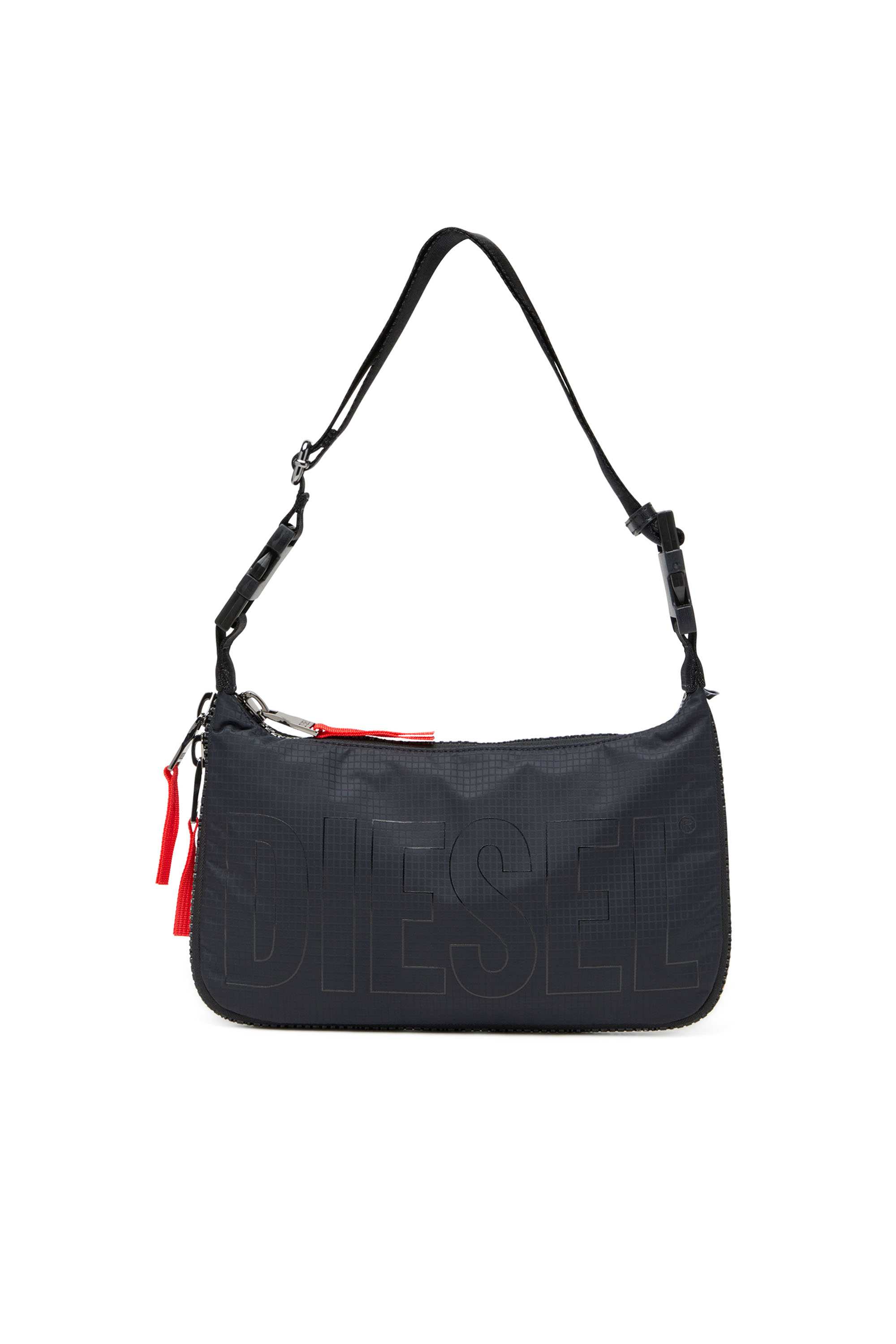 Black Zip-D X-Expandable utilitarian shoulder bag