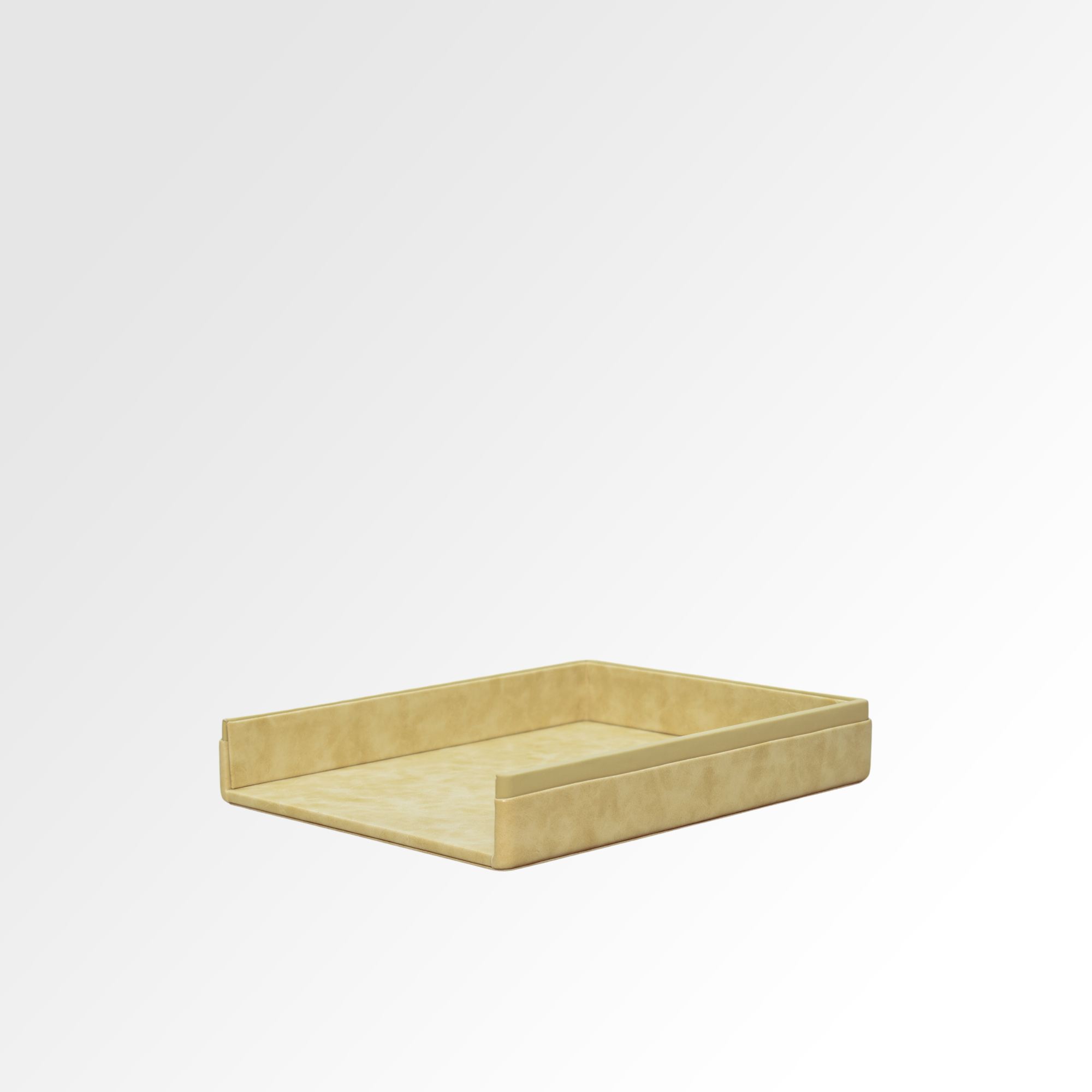 A4 Paper Tray / Letter Tray | Faux Leather | Moderno | Cream
