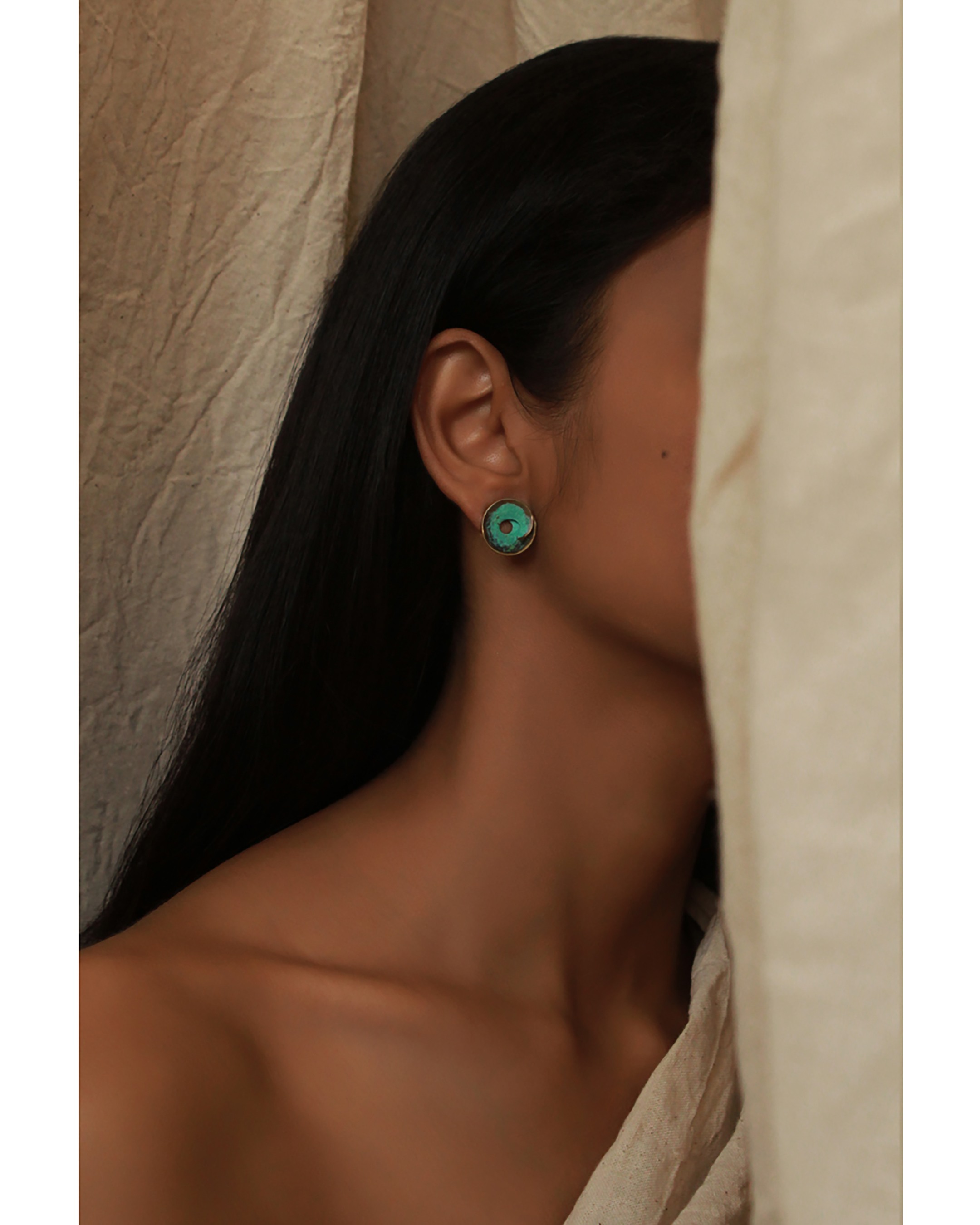 Spiralstuds Teal