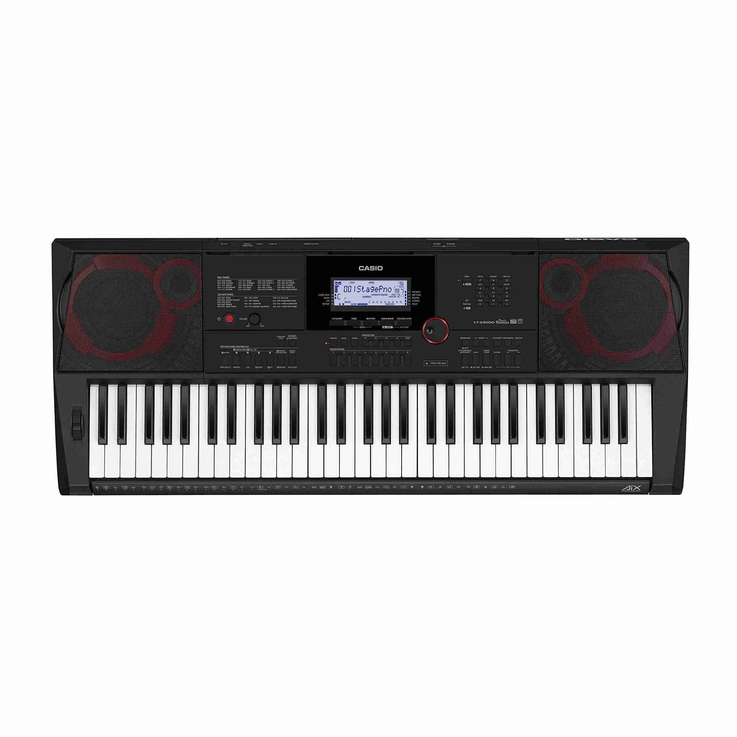 لوحة مفاتيح كاسيو CT-X3000 المحمولة ذات 61 مفتاحًا 2