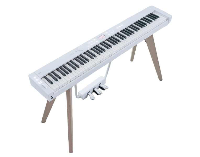 Casio Privia PX-S7000 88-Key Digital Piano with Stand and Pedals - White