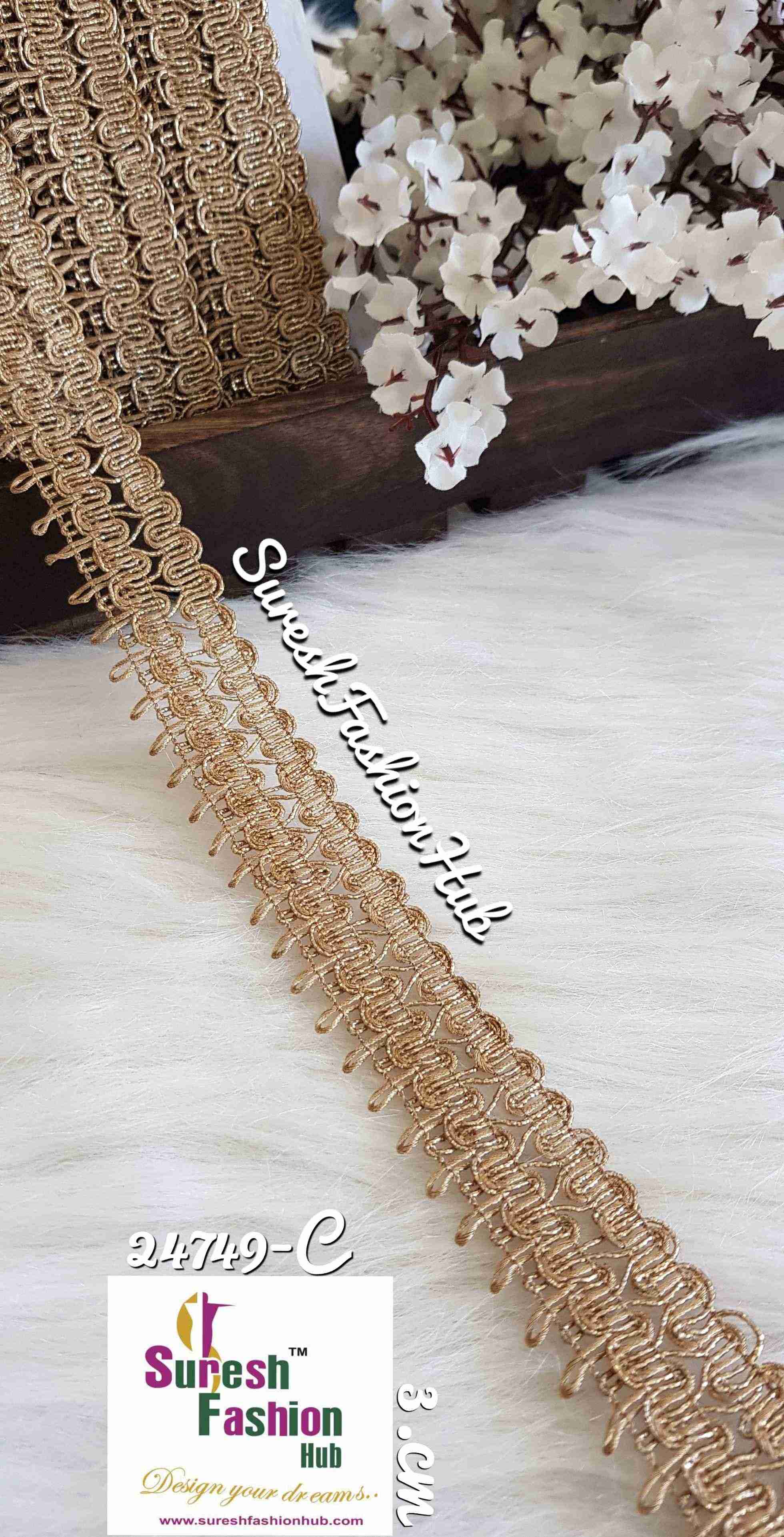 Ornate Decoration Pearl Trim