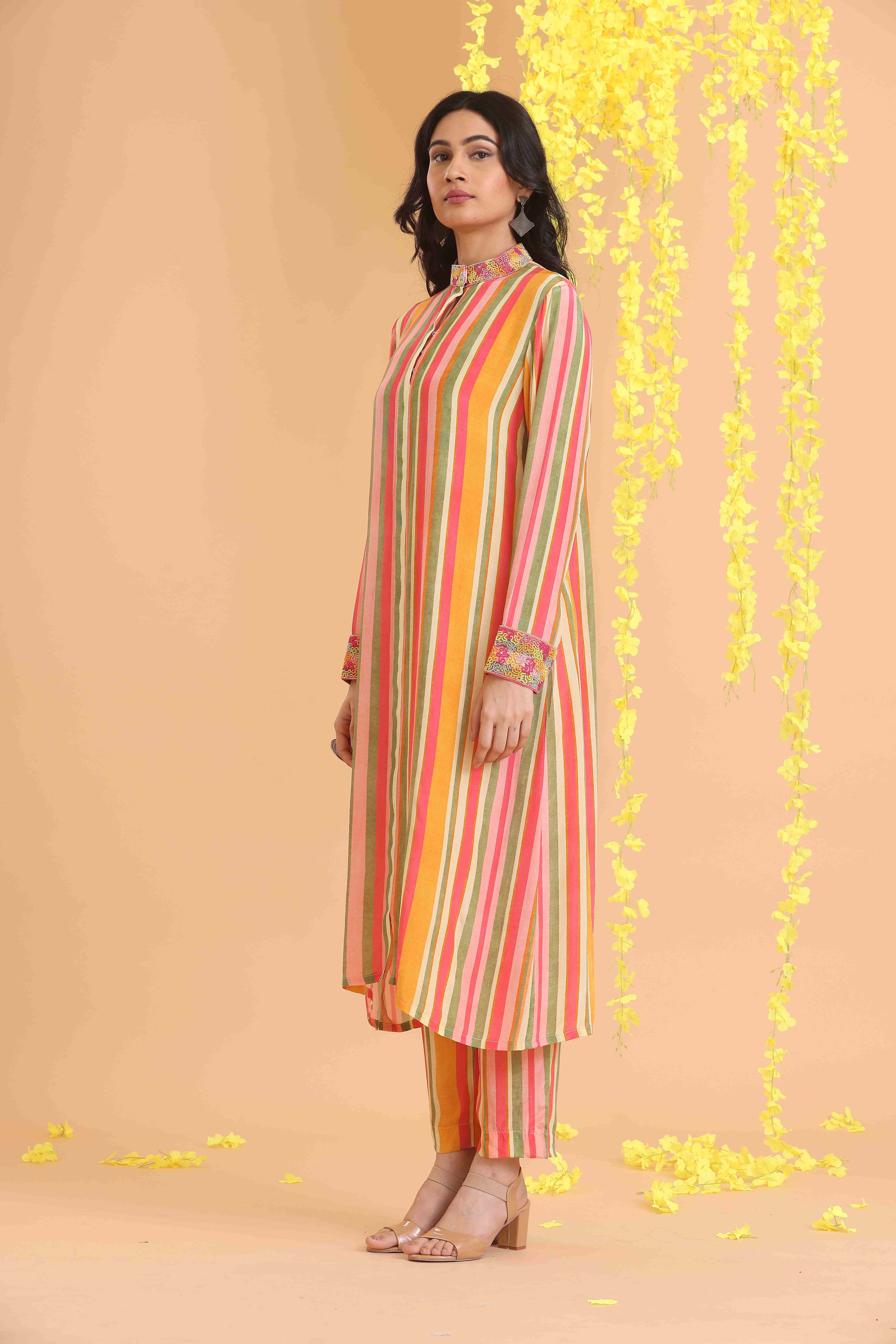 Straight Cut Printed Kurta Set
