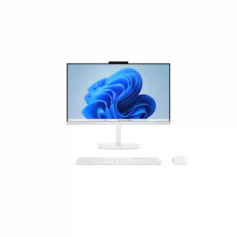 HP OmniStudio 24-cu0577in AIO Desktop, Intel Core 5-120U, 8 GB RAM, 512 GB SSD, 23.8 Inch FHD Screen, Windows 11 Home, Wireless Keyboard & Mouse, Cotton White