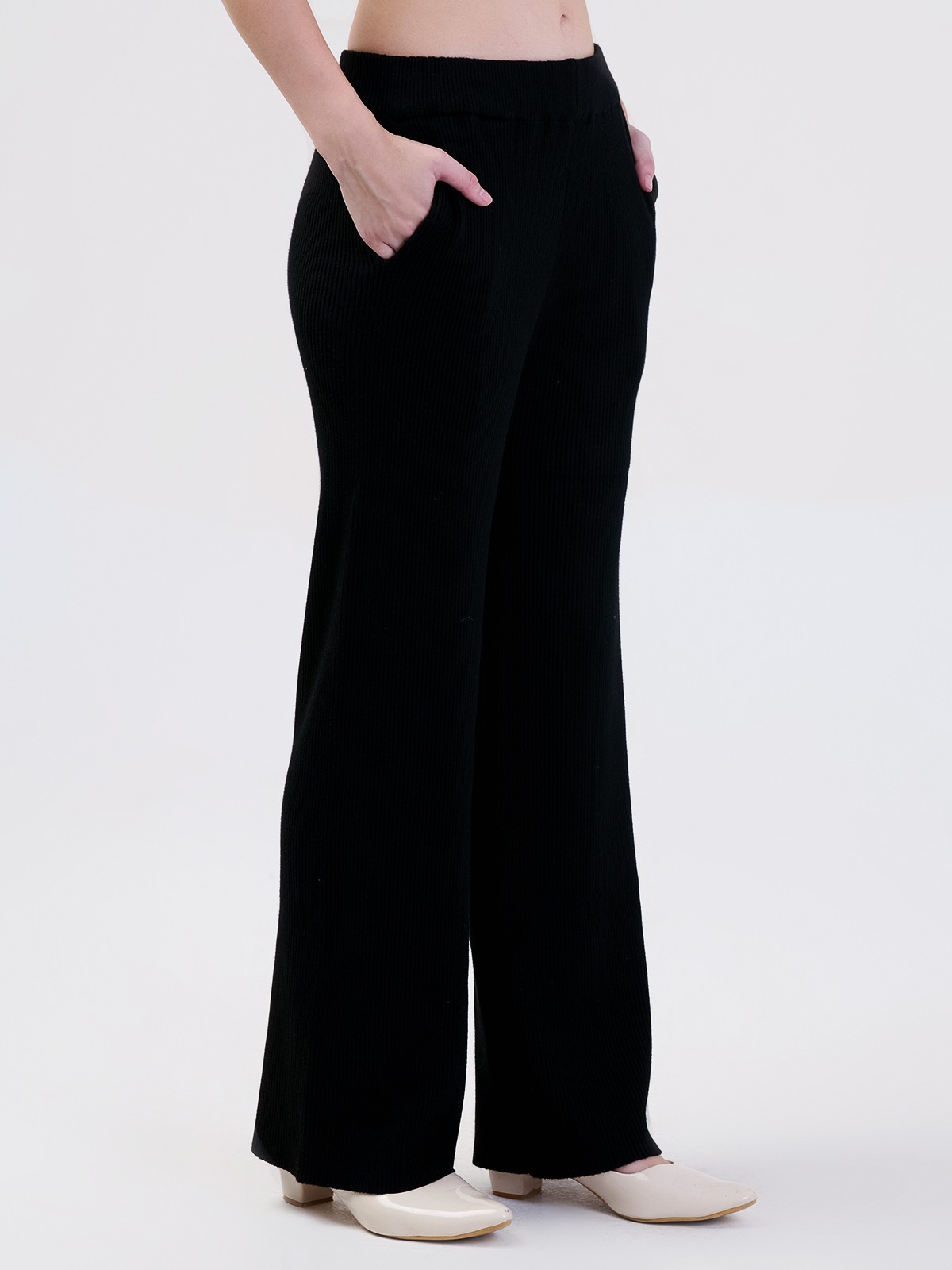 ALBION SMART LADIES BLACK PALAZZO
