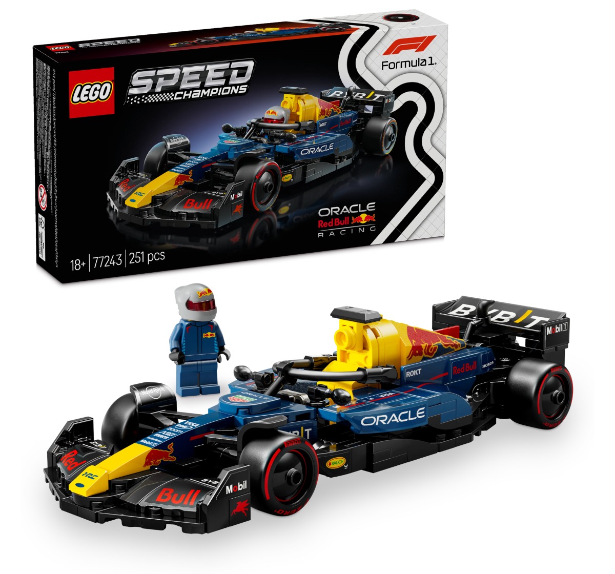 LEGO Speed Champions Oracle Red Bull Racing RB20 F1 Race Car Vehicle Set 77243