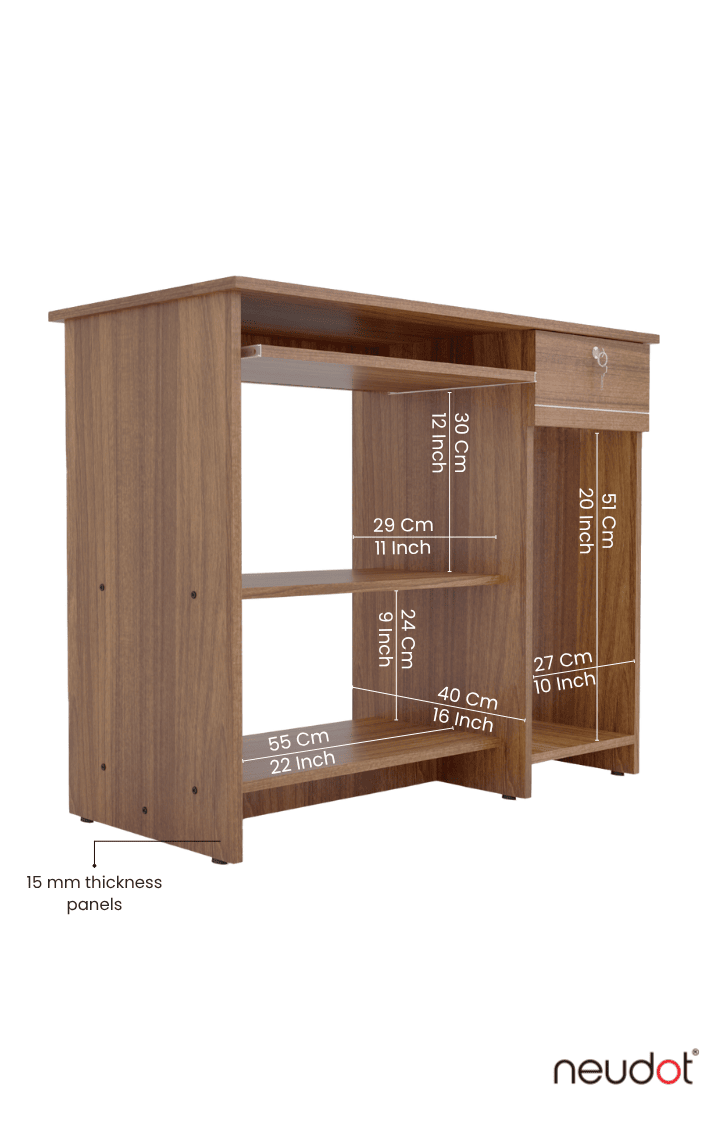 Bingo Study Table - Leon Teak