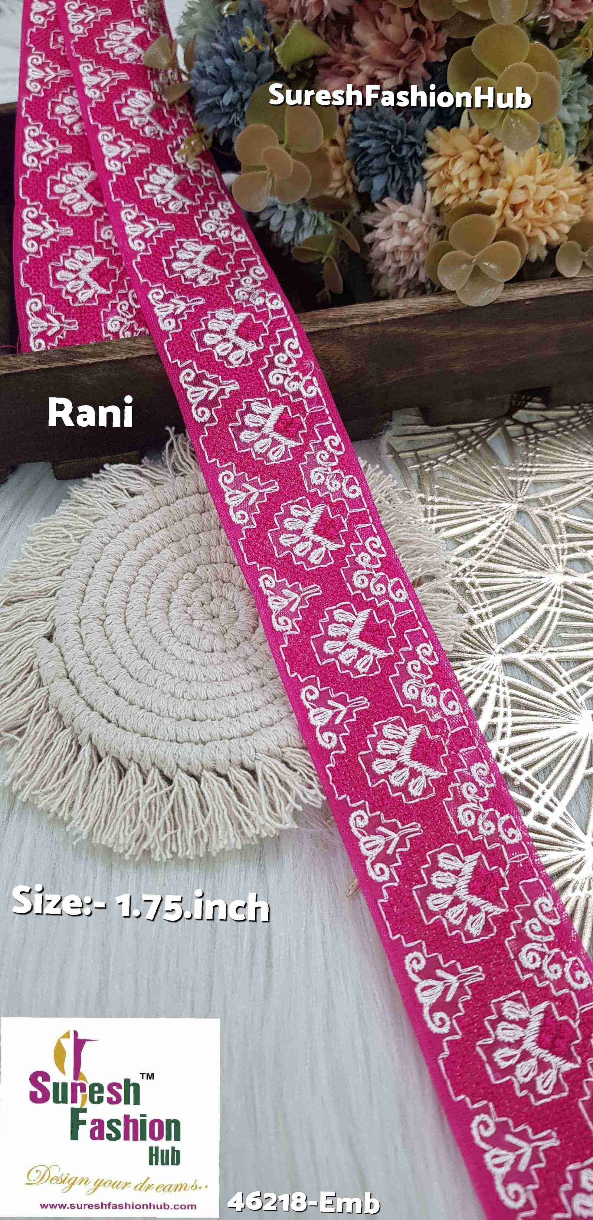 Rani Net Embroidery Lace 46218