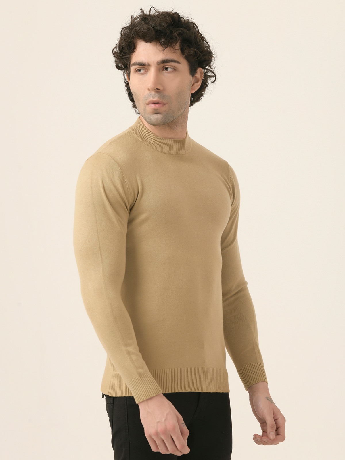 Albion Mens Winter Khaki Sweaters