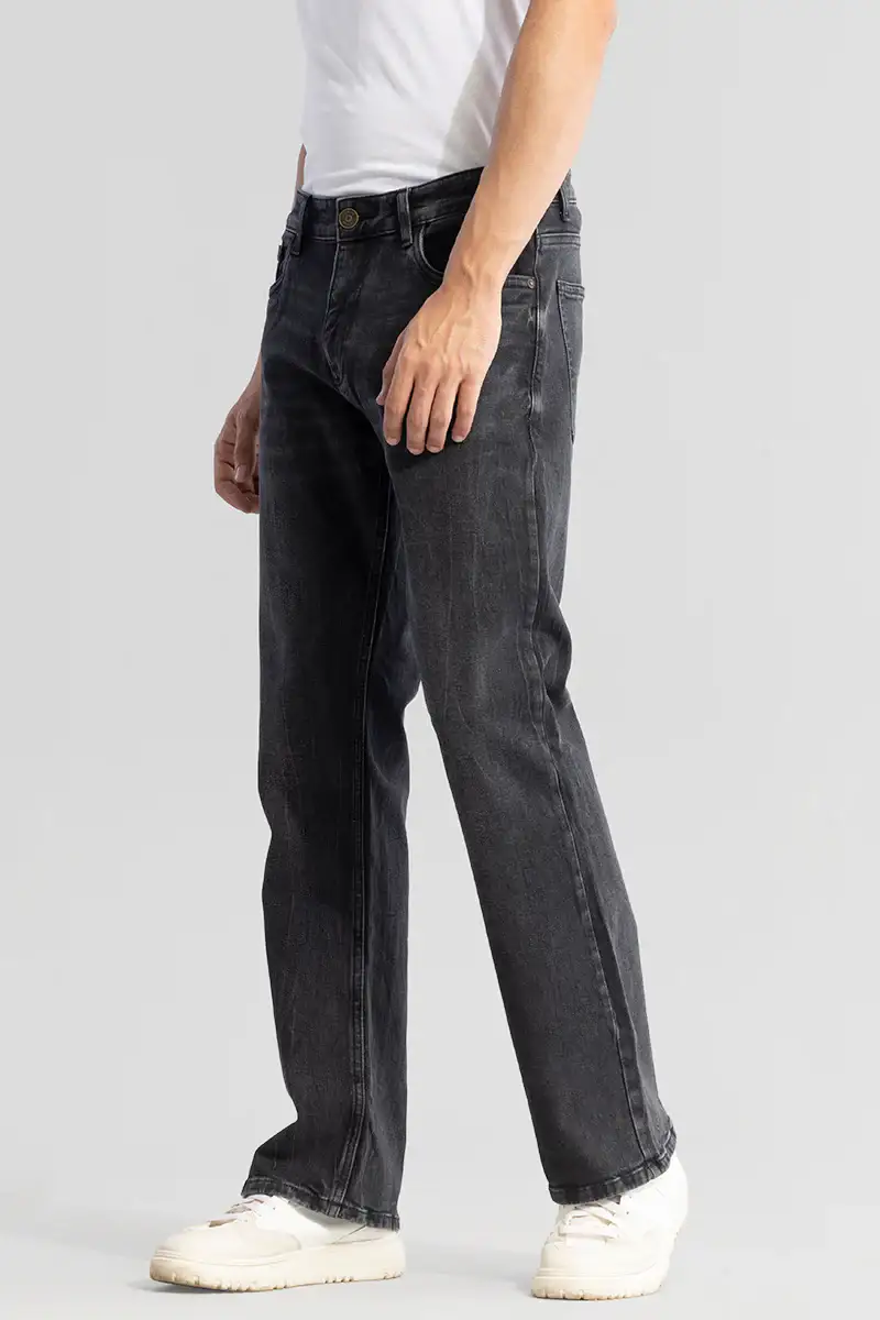 SLATE BLACK BOOTCUT JEANS