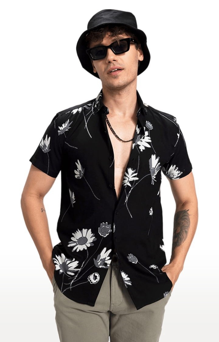 Men's Tsubaki Black Shirt
