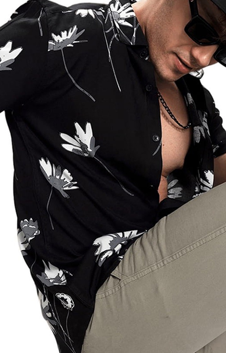 Men's Tsubaki Black Shirt