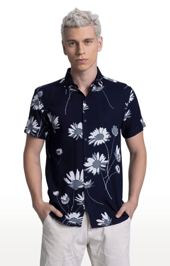 Men's Tsubaki Navy Shirt