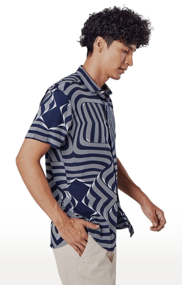 Men's Hawang Navy Shirt