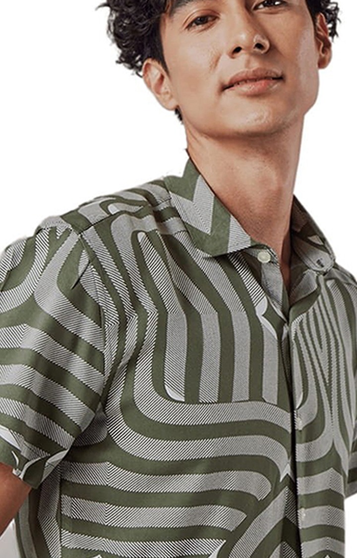 Men's Hawang Green Shirt