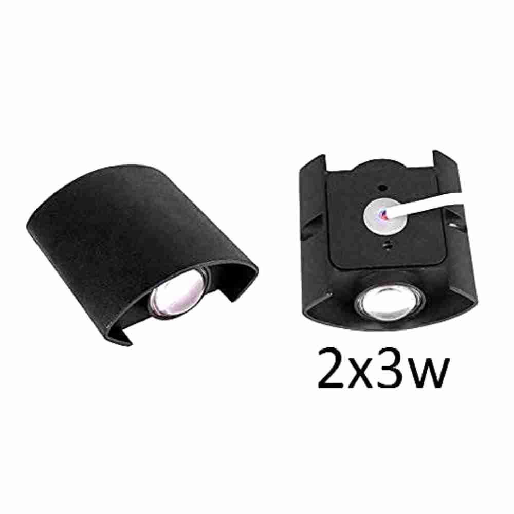 D'Mak 2 Watts 2 Ray Oval Up-Down Outdoor LED Outdoor Waterproof IP65 ...