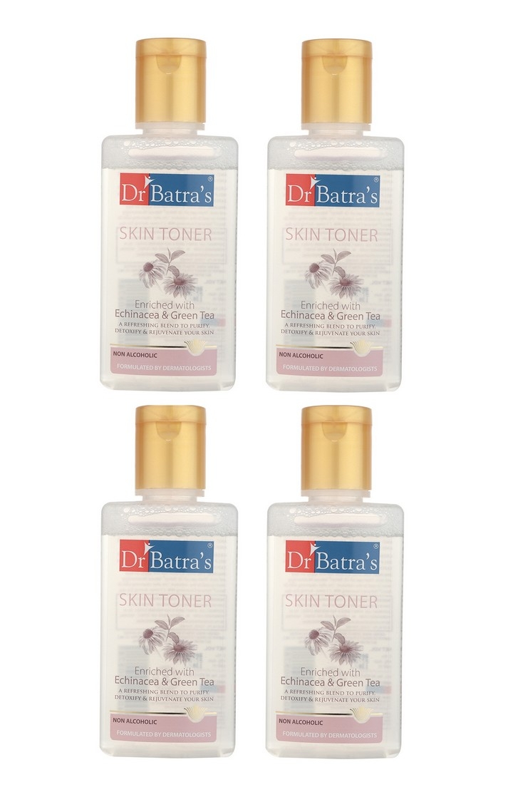 Dr Batra's | Dr Batra's Skin Toner Enriched With Echinacea & Green Tea - 100 ml (Pack of 4) 0