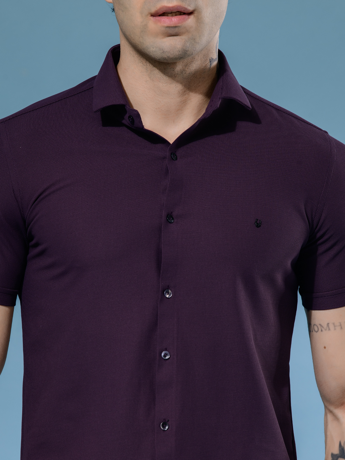 ALBION MENS NEW GARAGE 2 (PURPLE) SHIRT