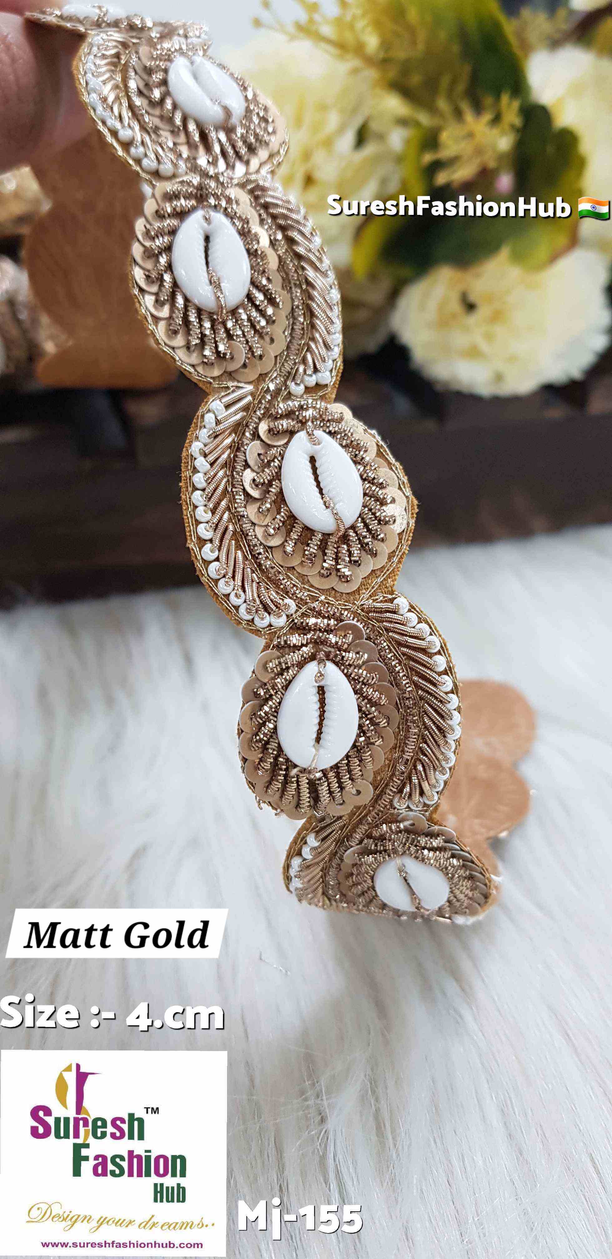Matt Gold DoubleSide Cutwork Lace