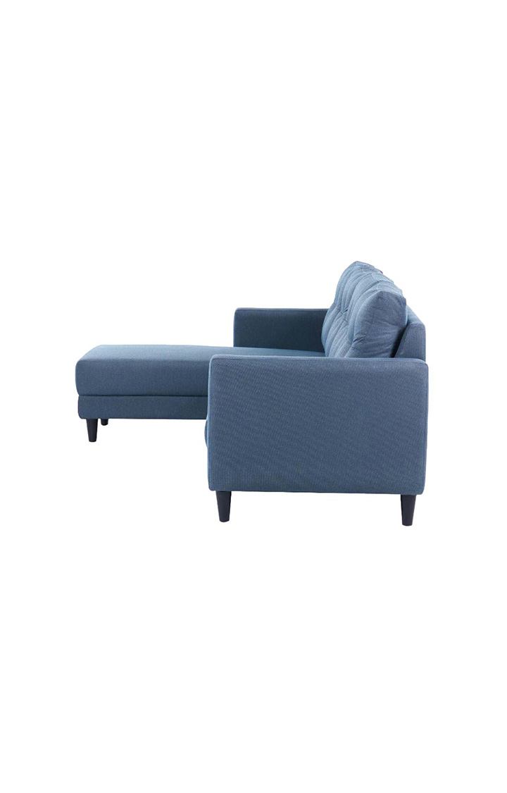 neudot Aria 6 Seater RHS Sectional Sofa in Earth Blue Colour
