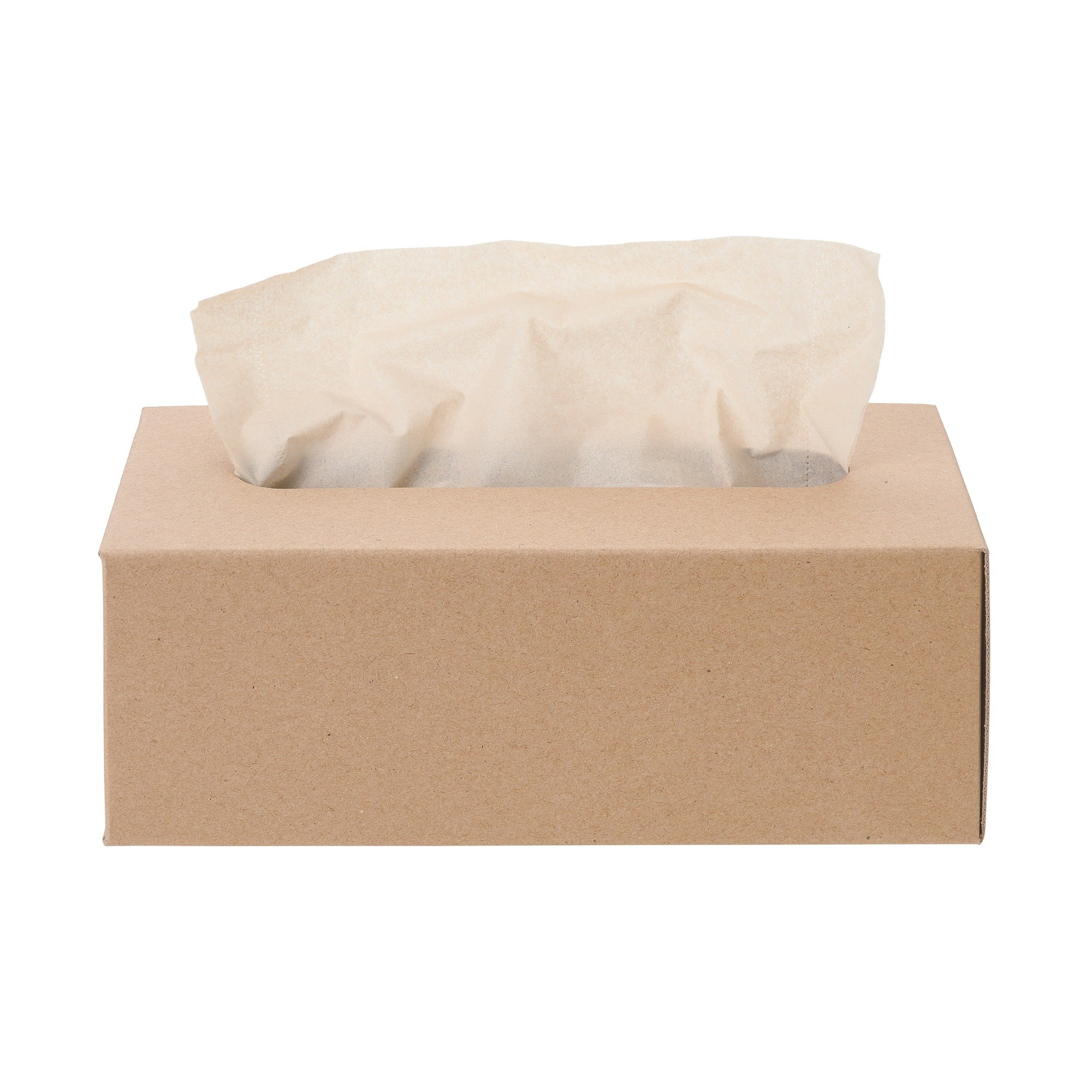 KRAFT TISSUE BOX