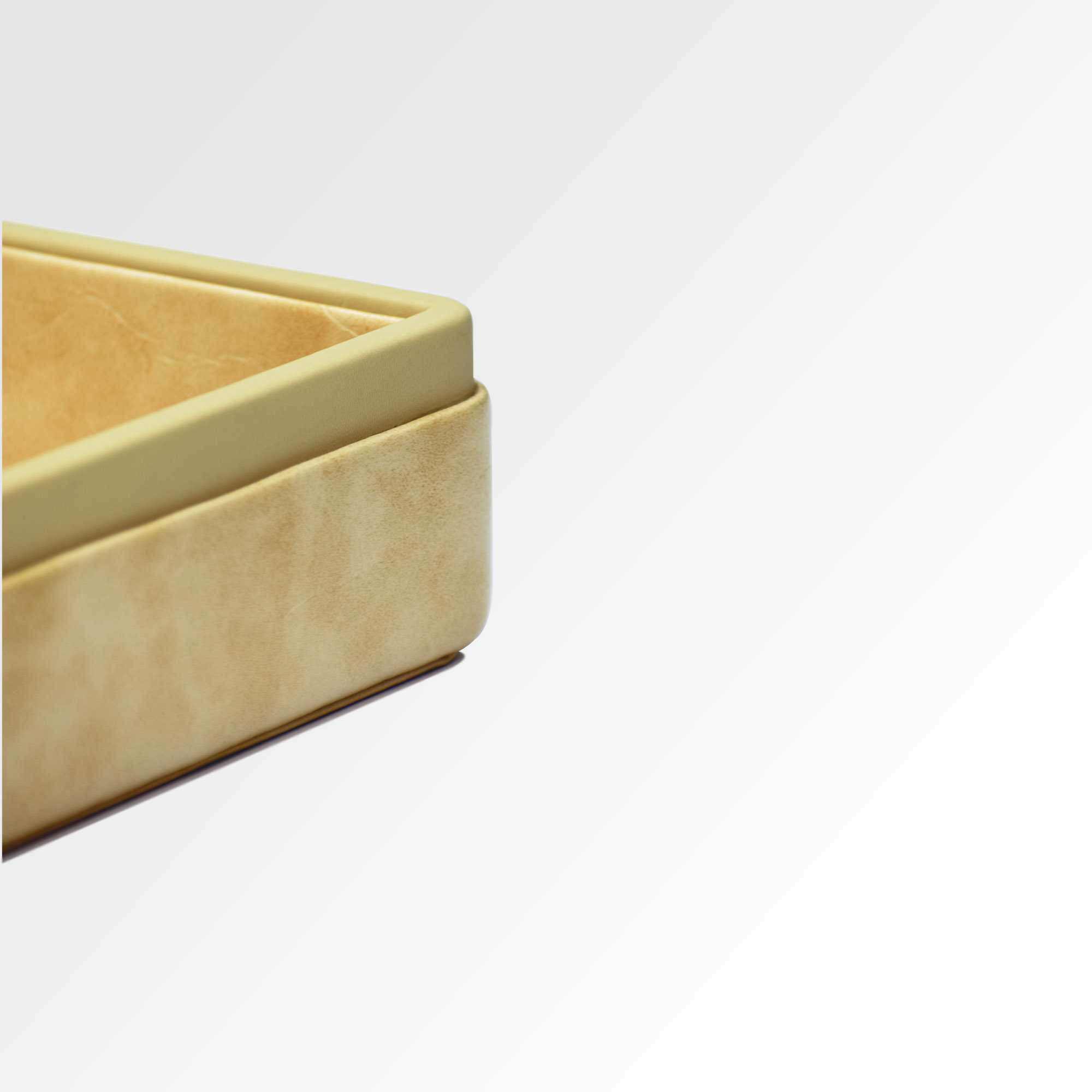 A4 Paper Tray / Letter Tray | Faux Leather | Moderno | Cream