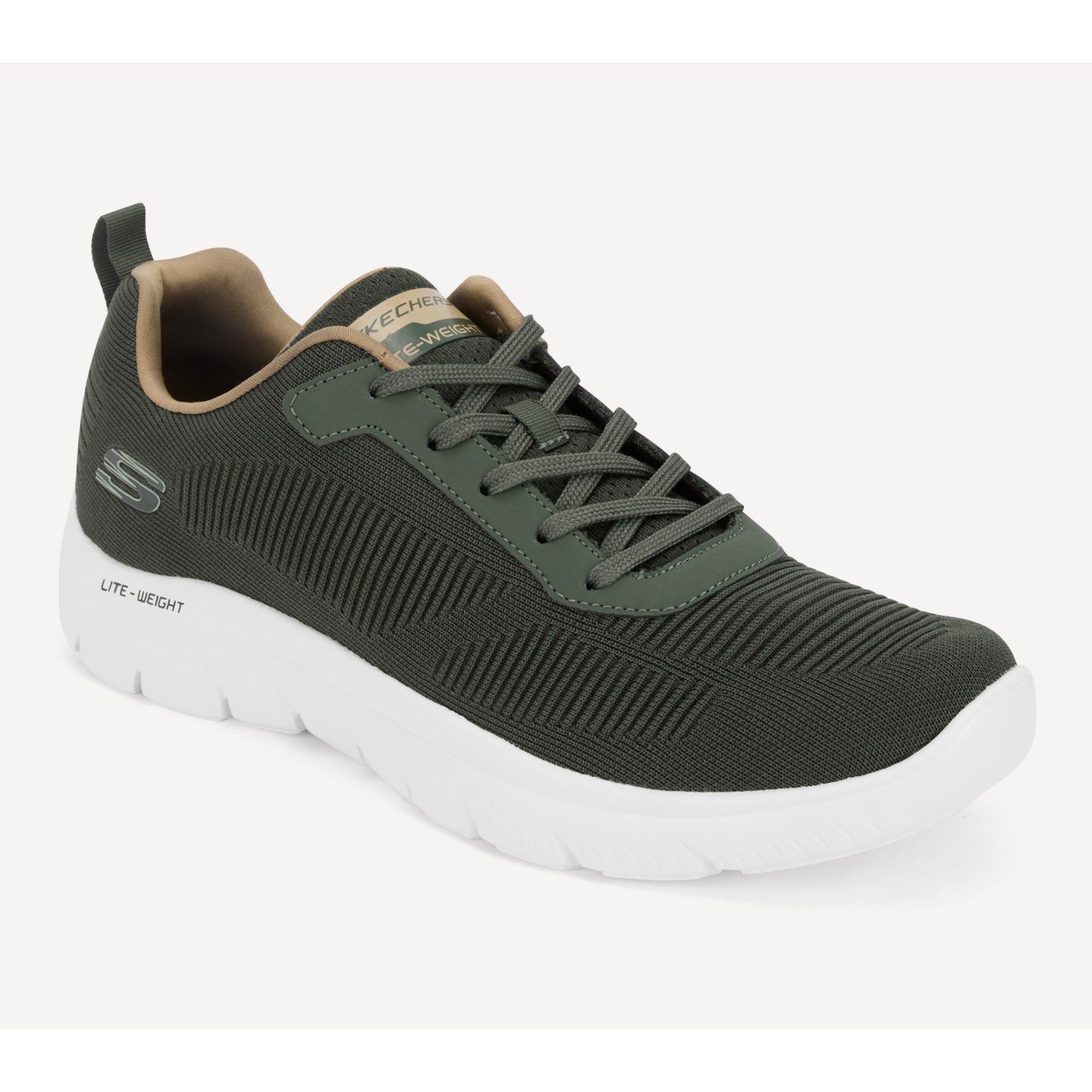 Men Engineered Knit Lace-Up With Memory Foam