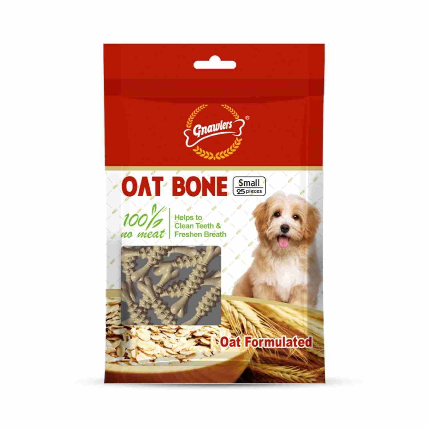 Gnawlers Oat Bone for Dogs 225g (Large)