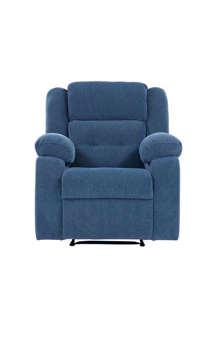 NEUDOT Ease Rocker Single Seater Fabric Recliner - Dusky Blue
