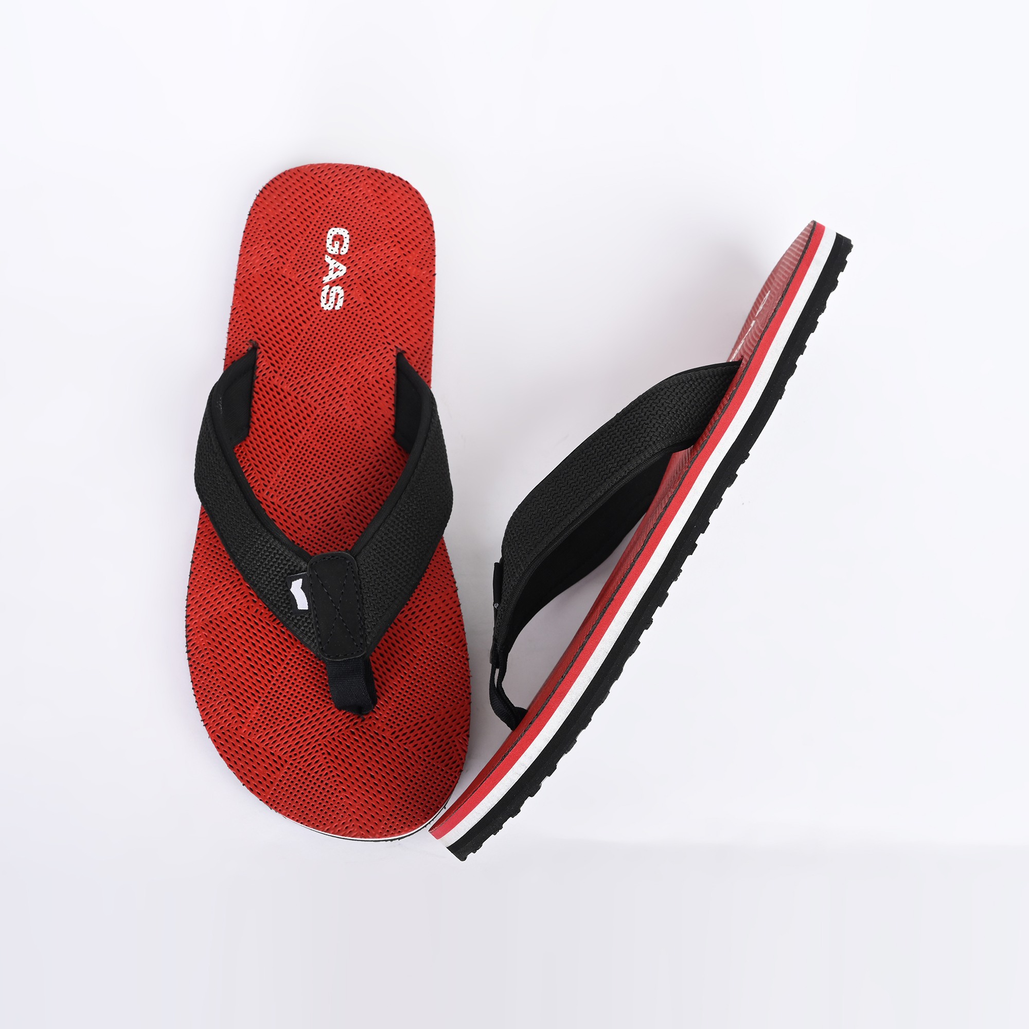 GAS | Men's CalmStep Red FlipFlops|0