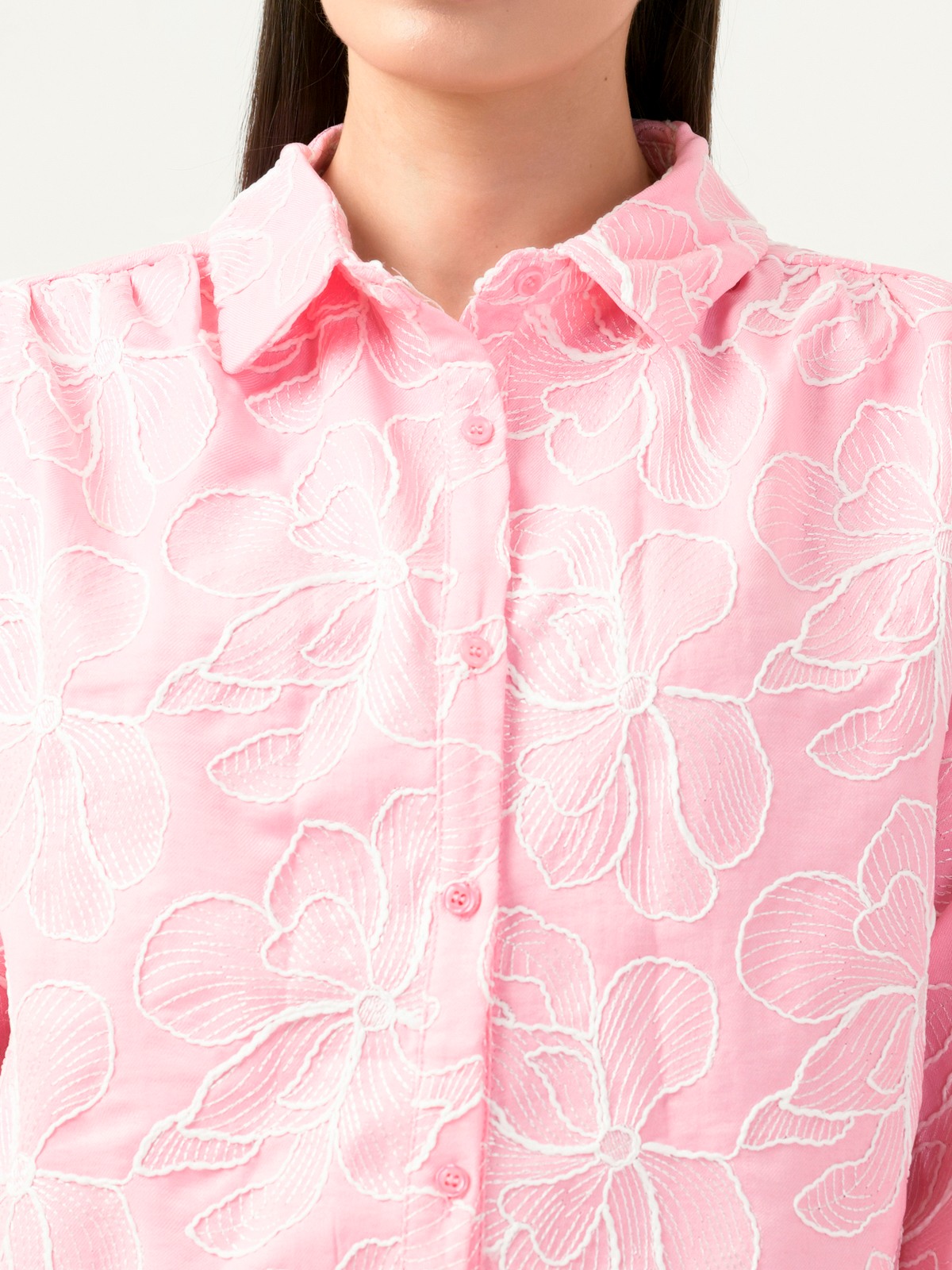 Albion Women Smart Premium Pink Casual Shirt