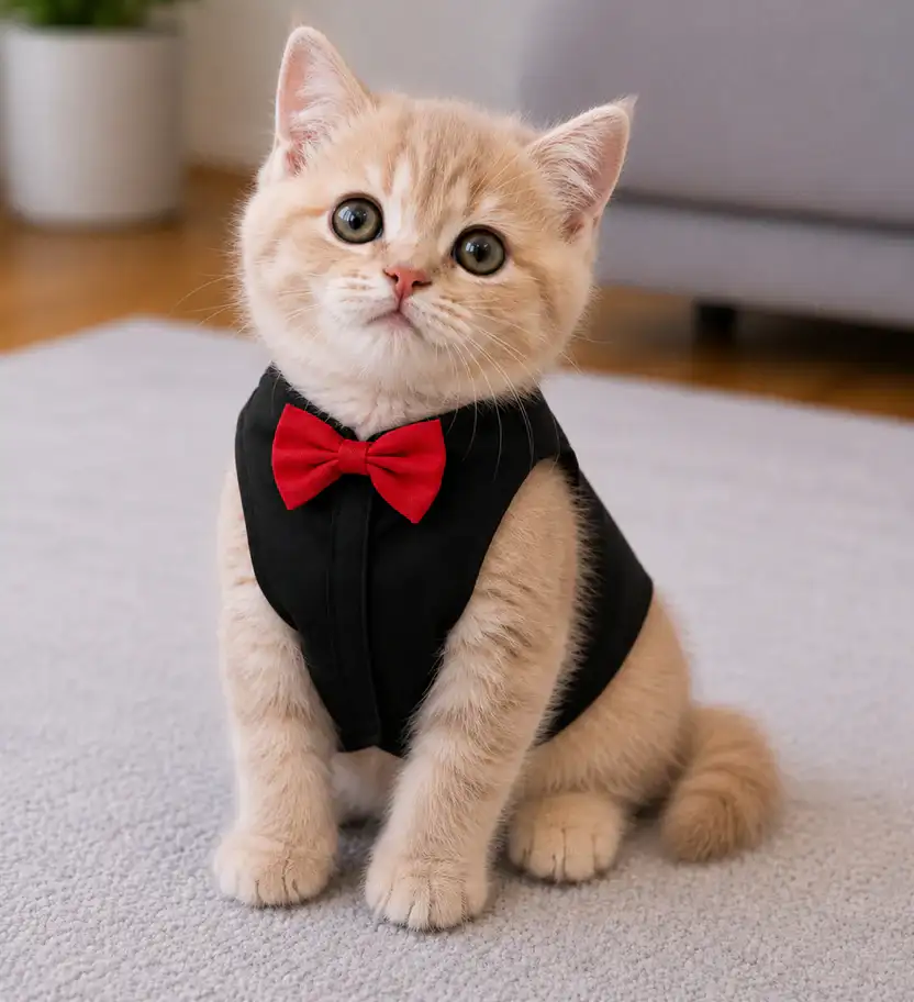 Pawsh Pet Classic Black Pet Tuxedo