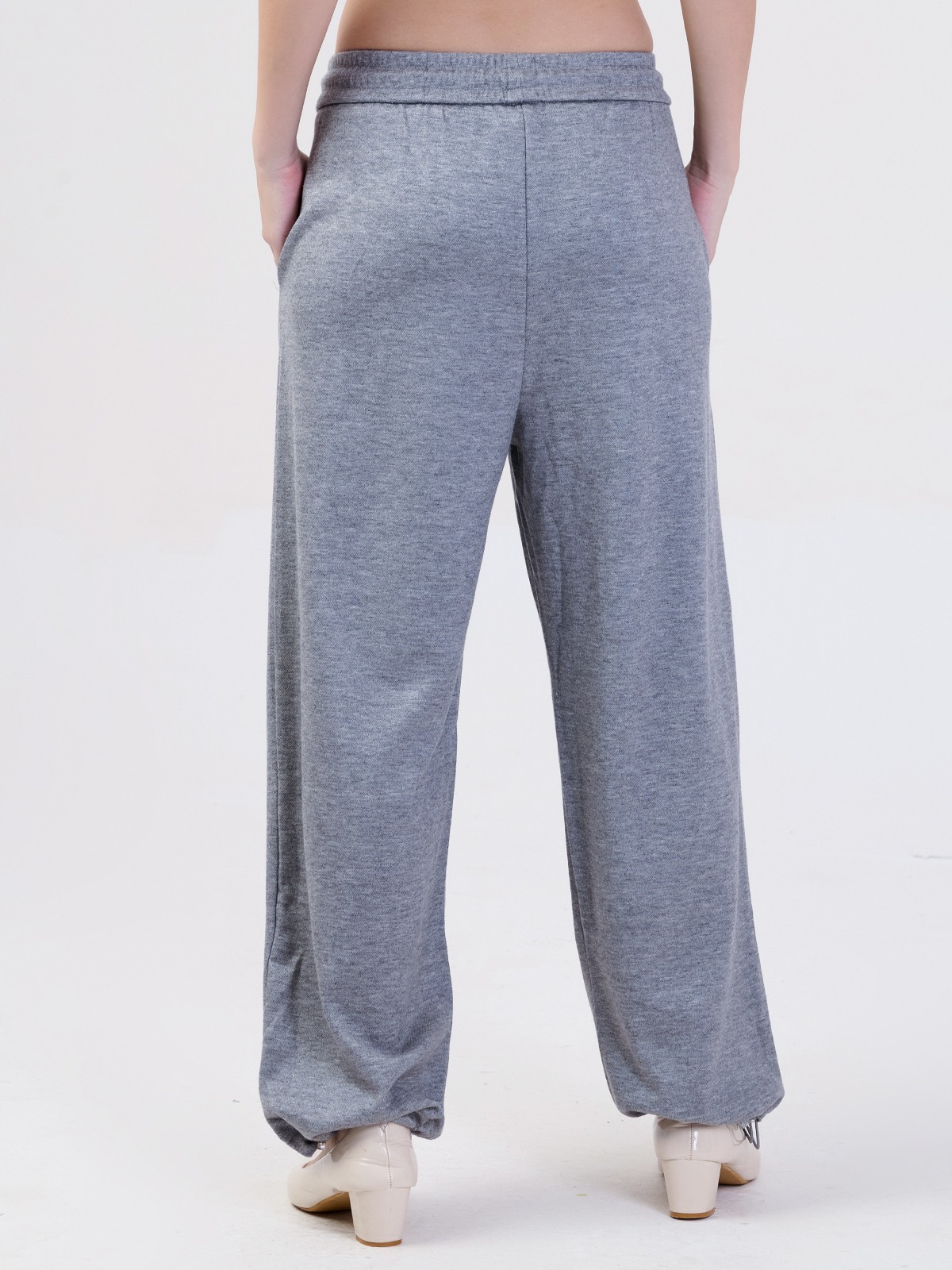 ALBION SMART LADIES GREY HAREM PANT