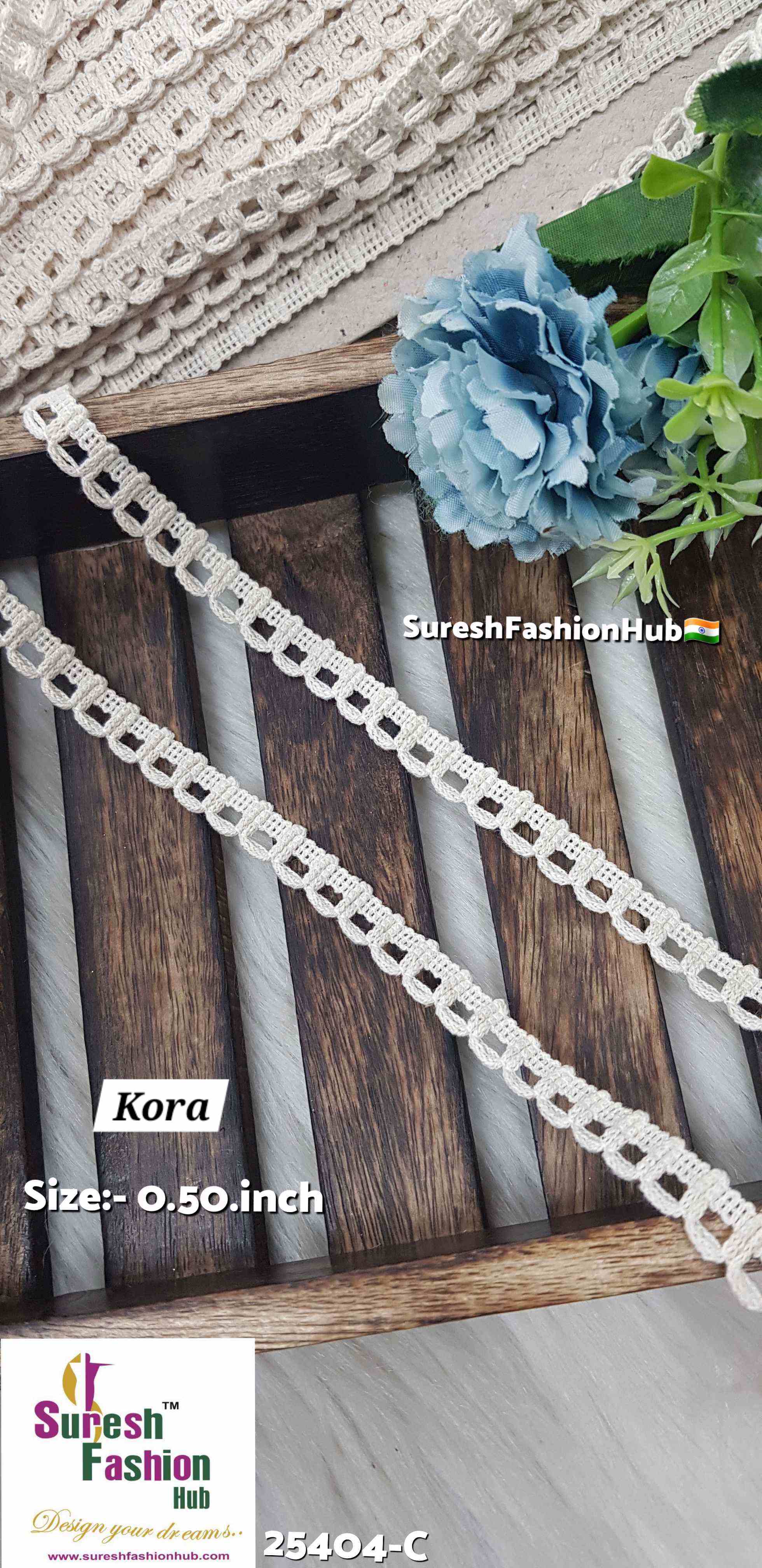 Petite Kora Scalloped Lace Trim