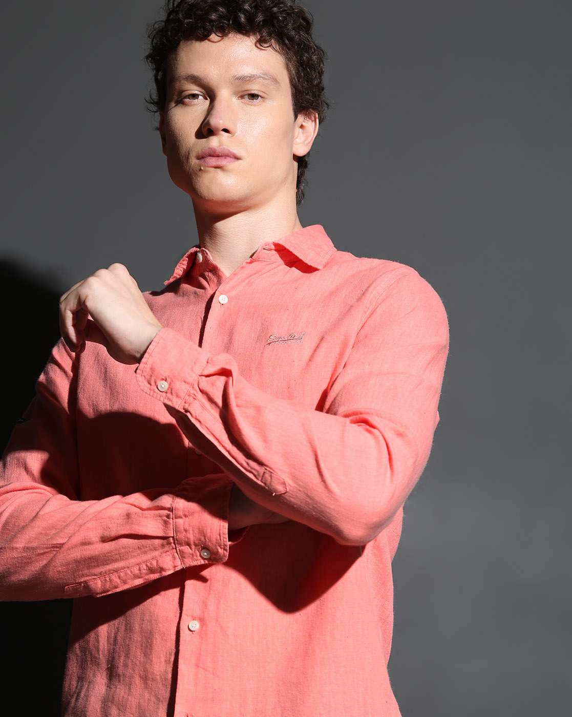 STUDIOS CASUAL LINEN L/S SHIRT