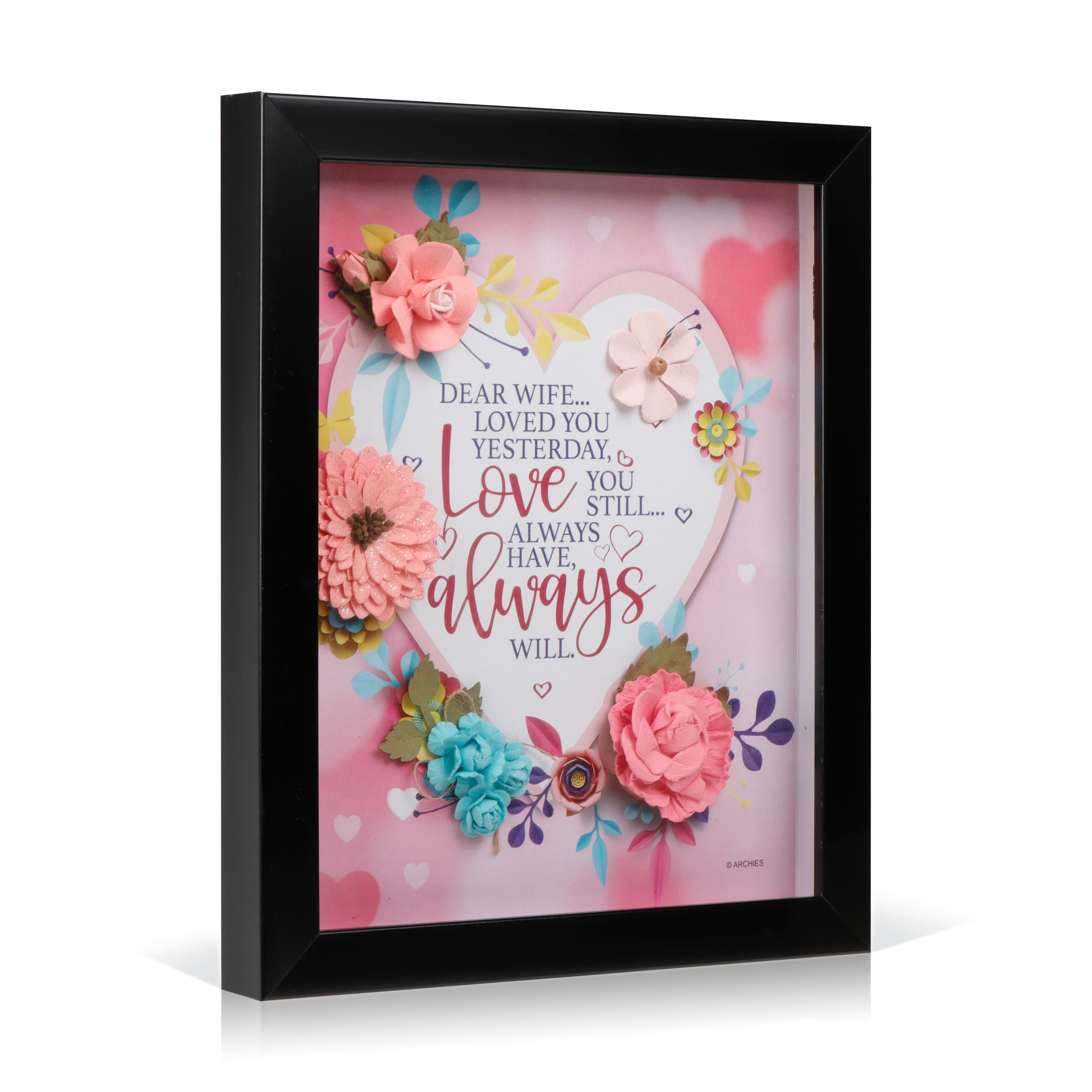 Archies | Archies KEEPSAKE QUOTATION - DEAR WIFE LOVED ..... For gifting and Home décor 2